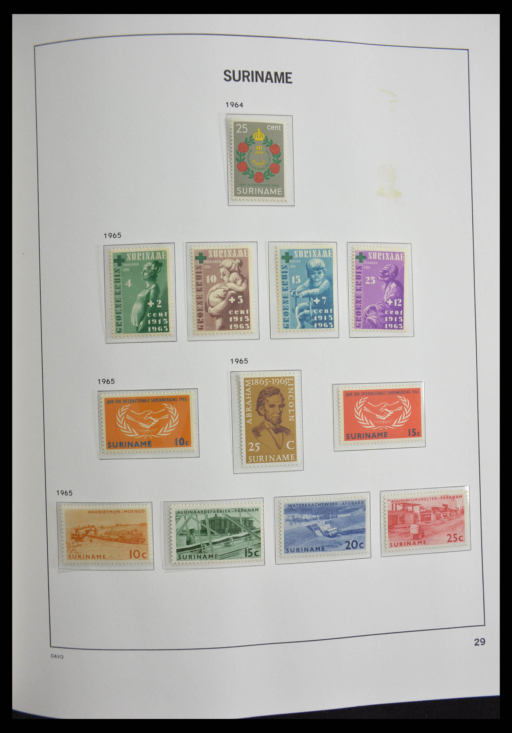 28411 041 - 28411 Suriname 1873-1975.