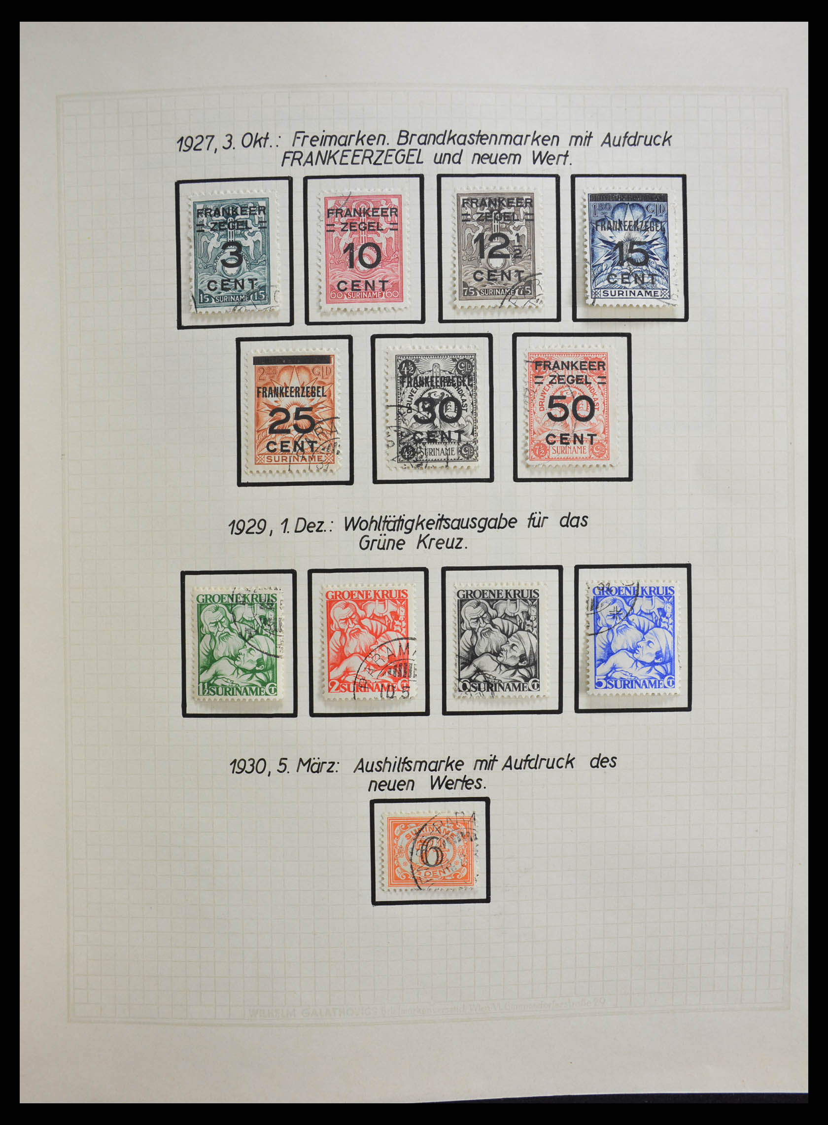 28412 010 - 28412 Surinam/Curacao 1873-1980