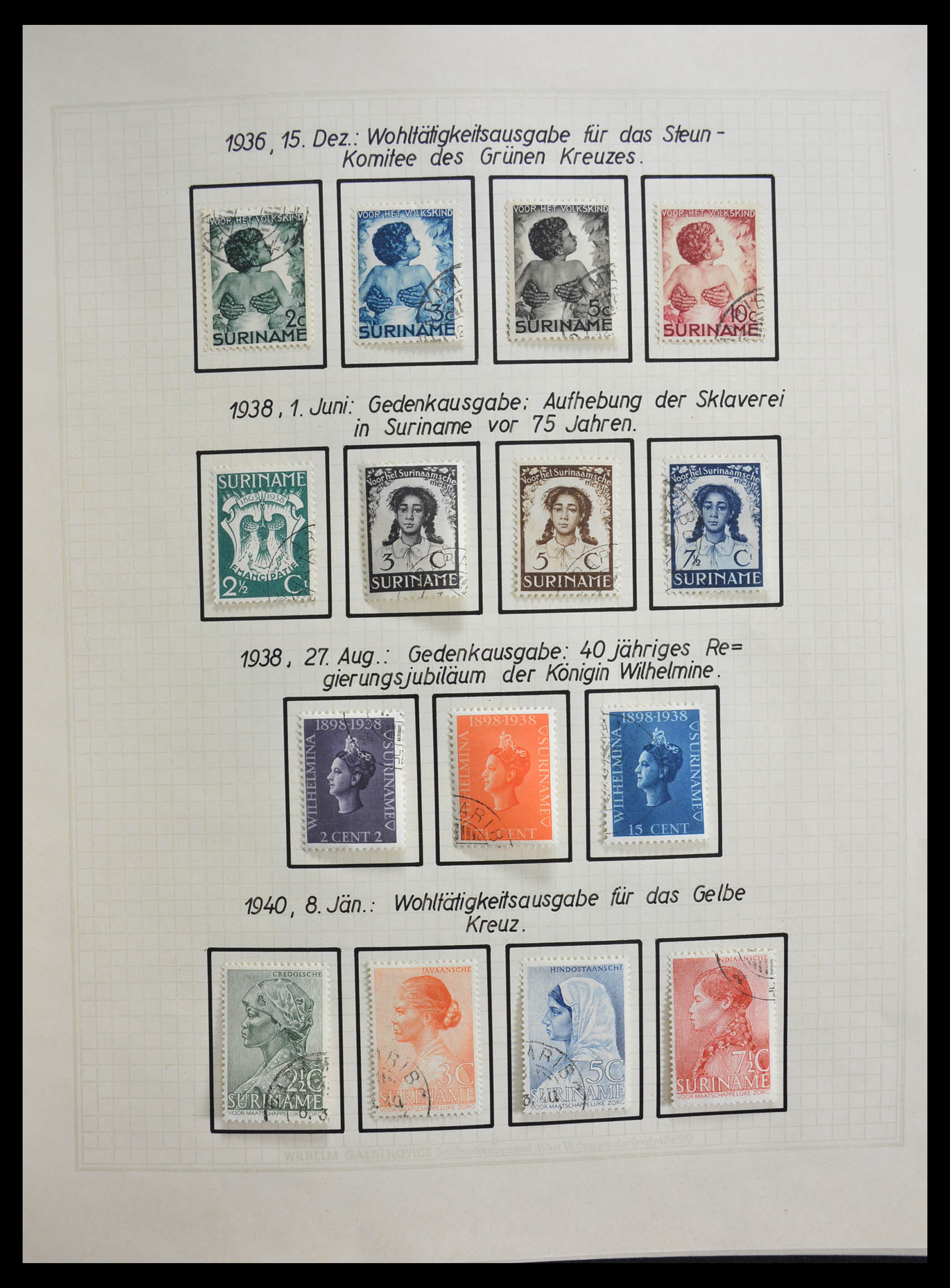 28412 014 - 28412 Surinam/Curacao 1873-1980