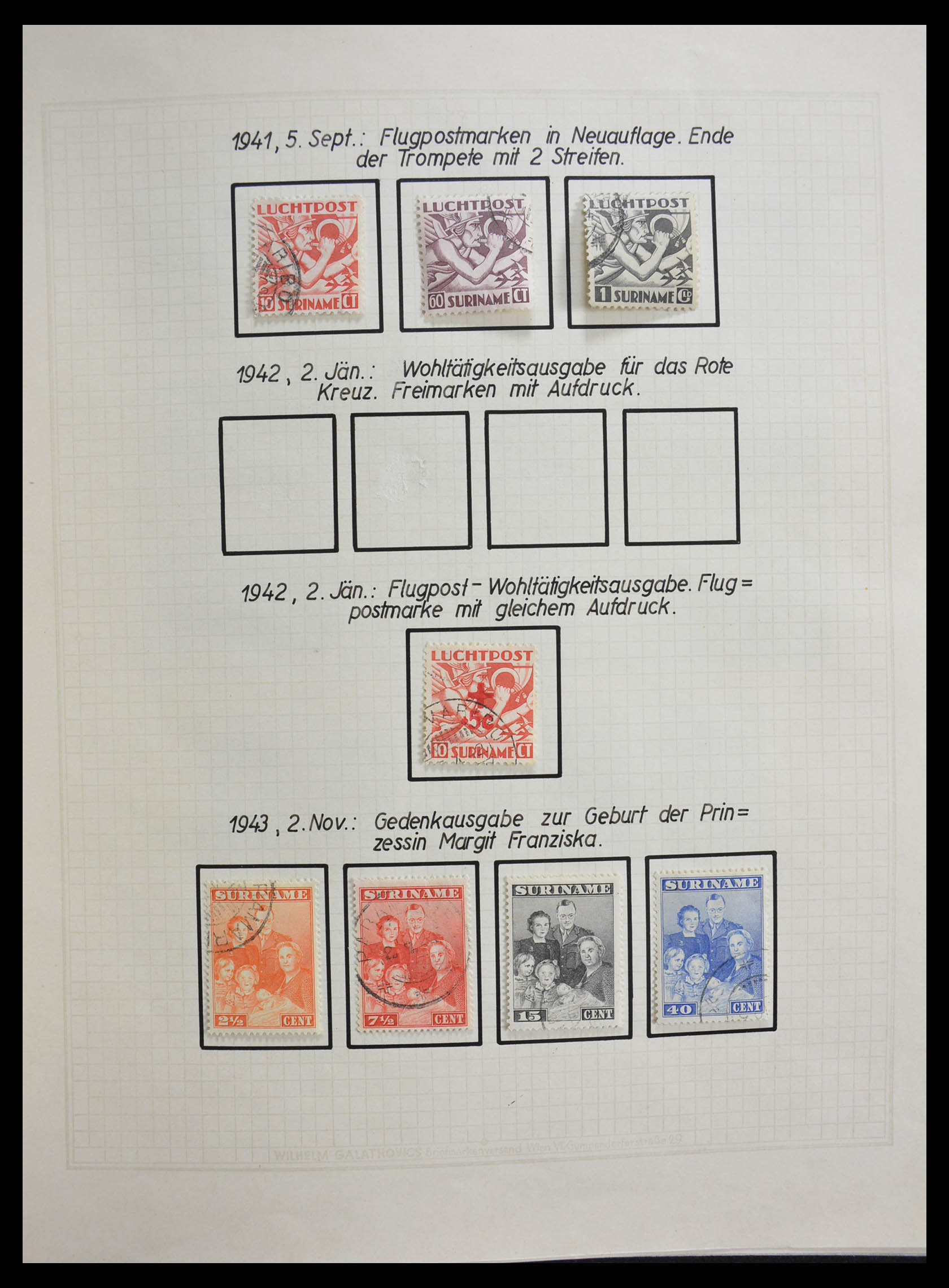 28412 016 - 28412 Surinam/Curacao 1873-1980