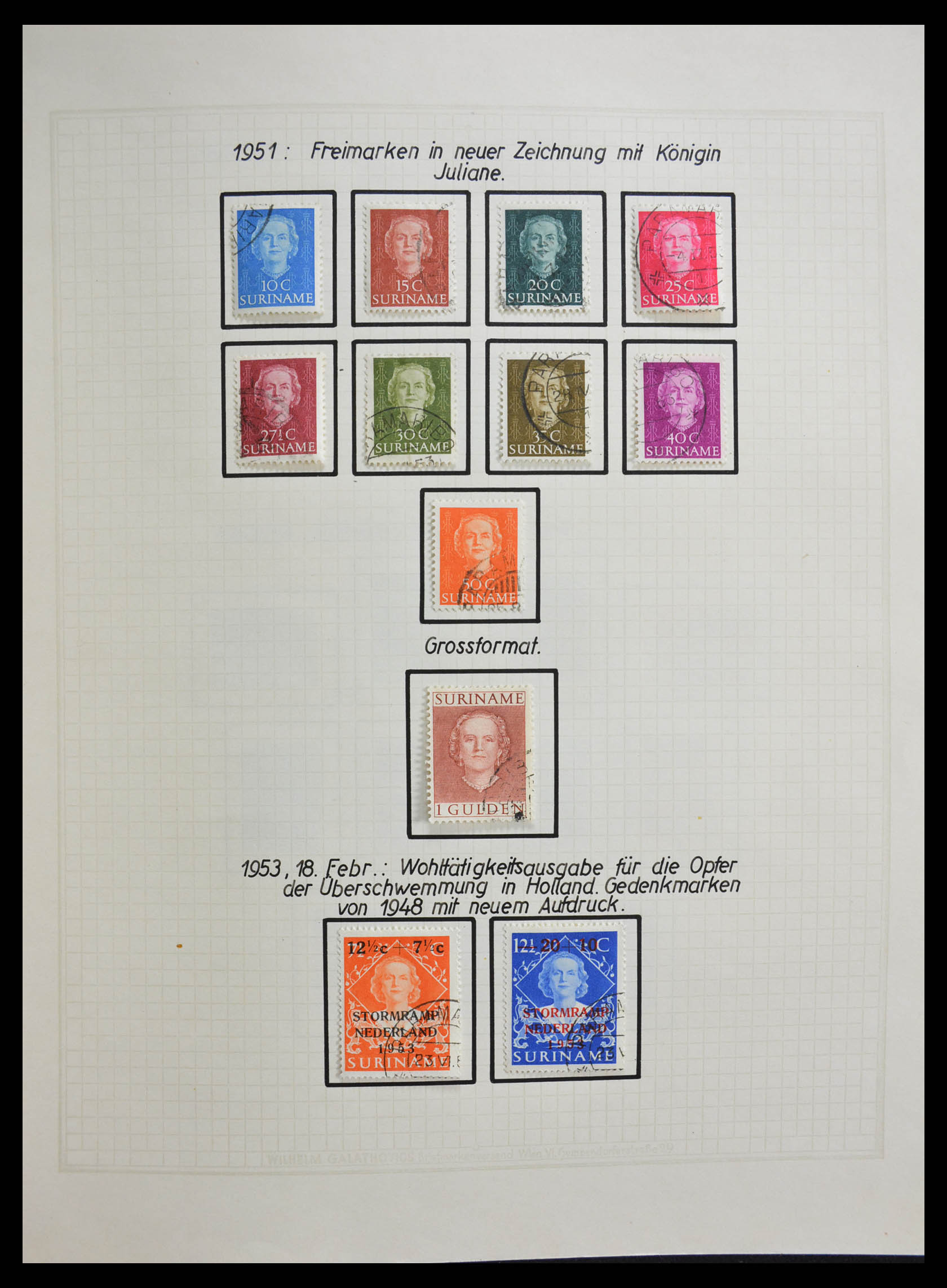 28412 023 - 28412 Surinam/Curacao 1873-1980