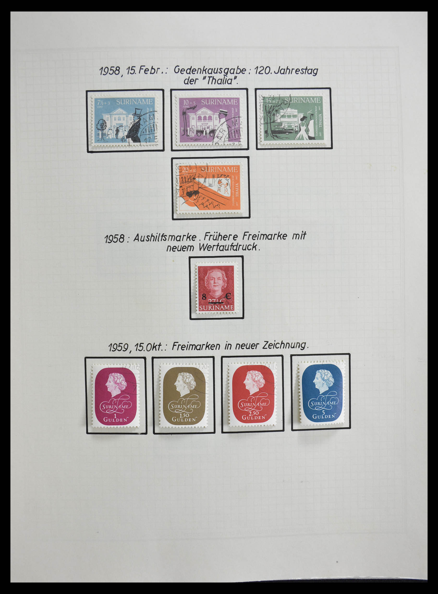 28412 028 - 28412 Suriname/Curaçao 1873-1980.
