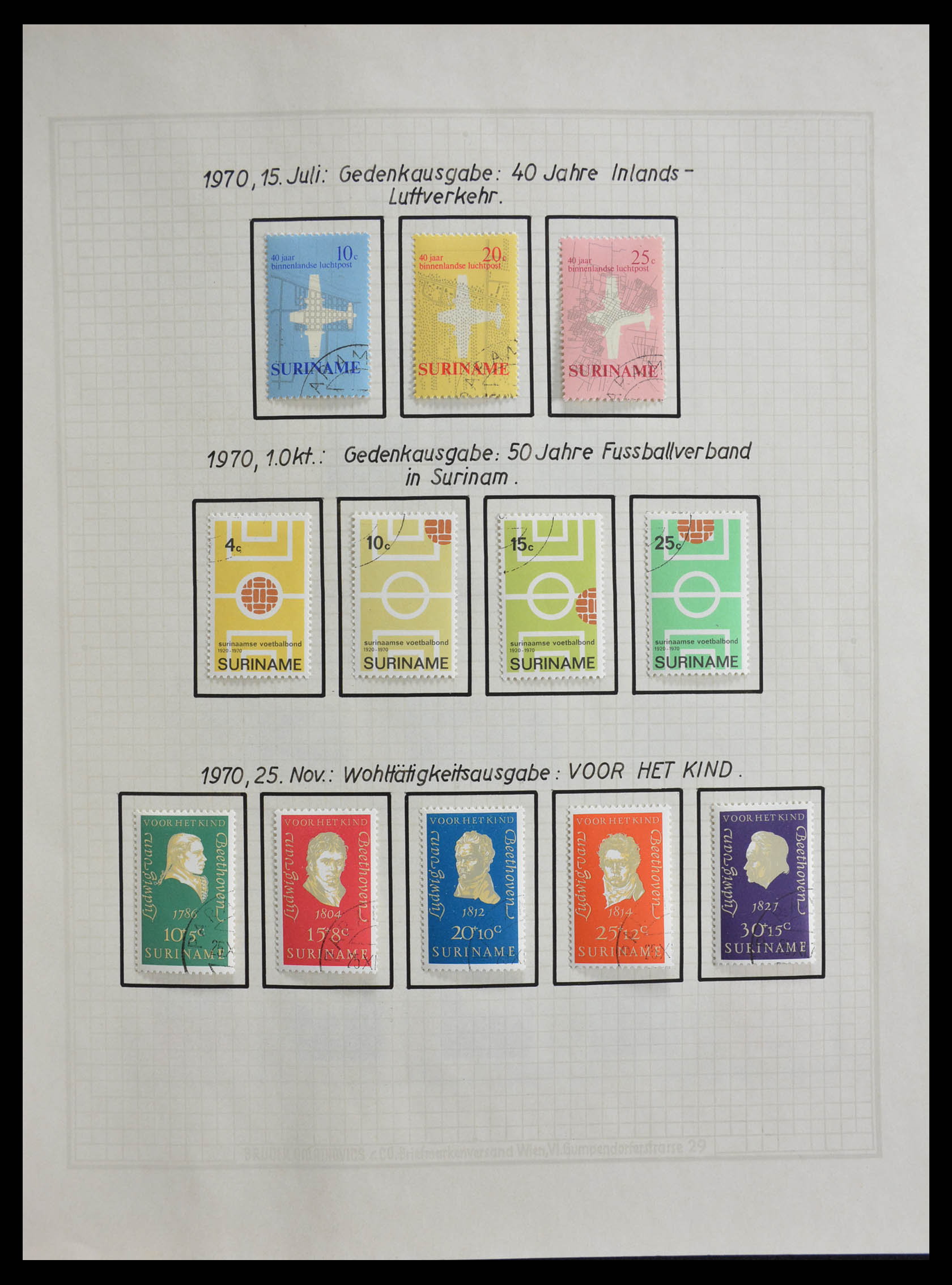 28412 053 - 28412 Surinam/Curacao 1873-1980