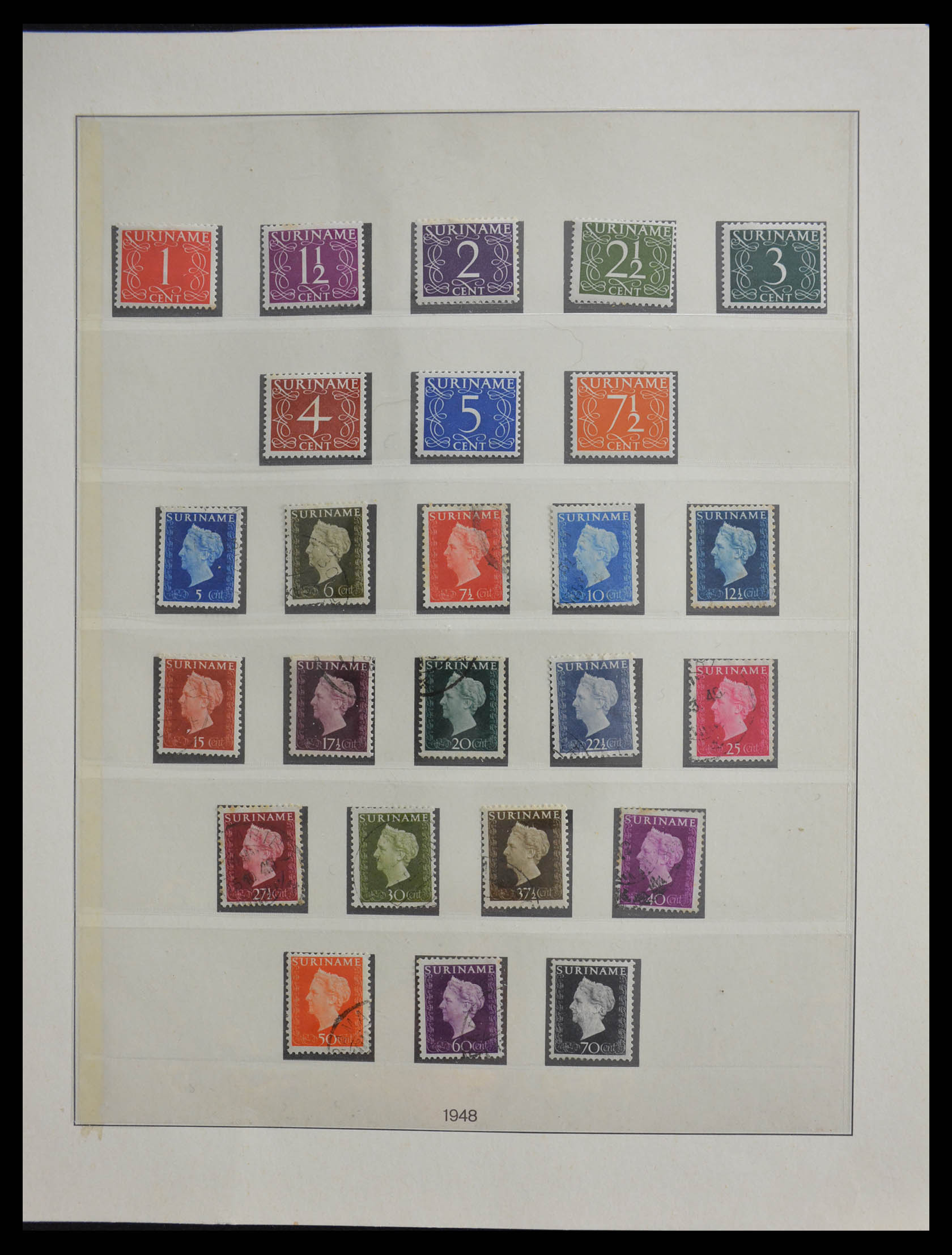 28413 021 - 28413 Suriname 1873-1963.