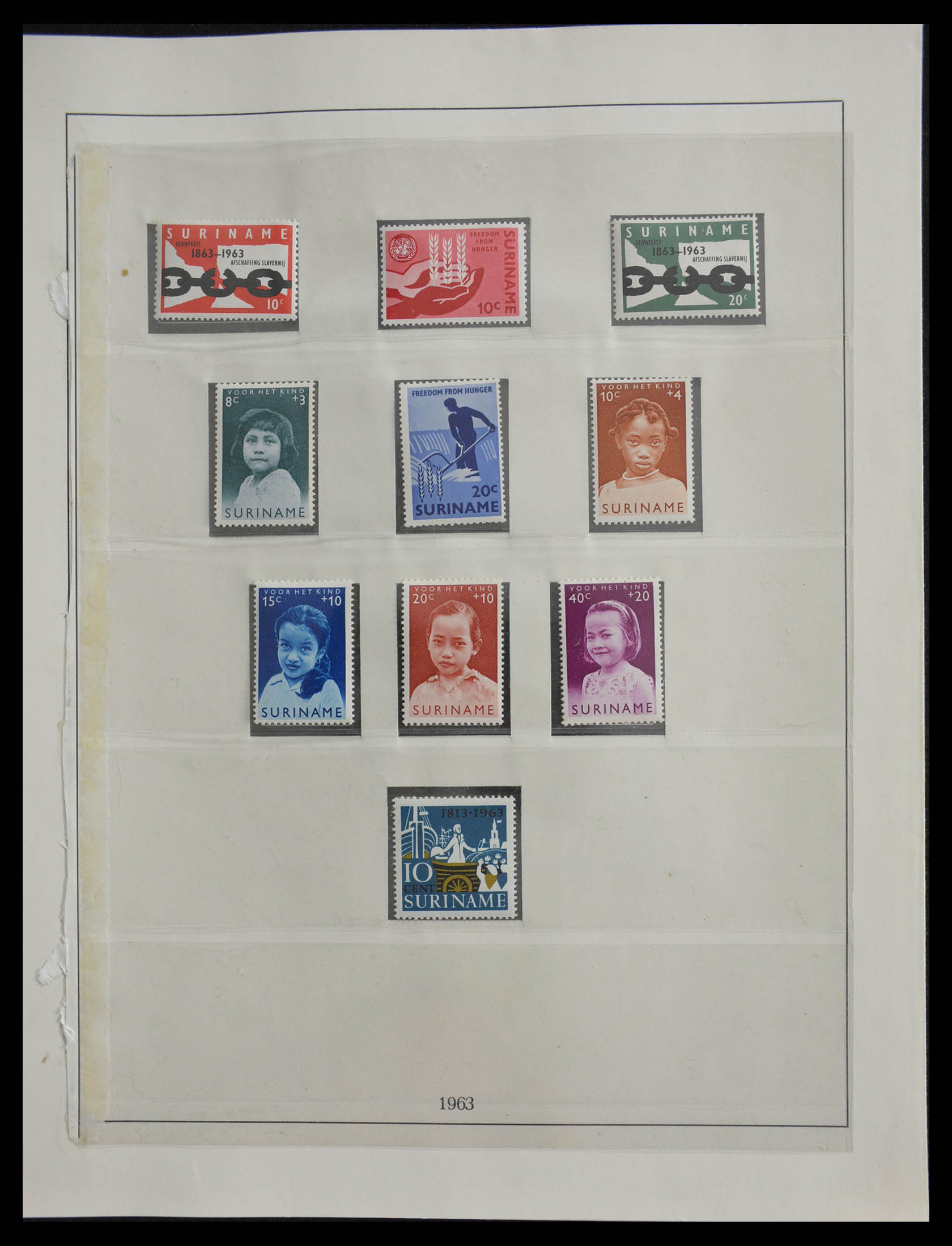 28413 027 - 28413 Suriname 1873-1963.