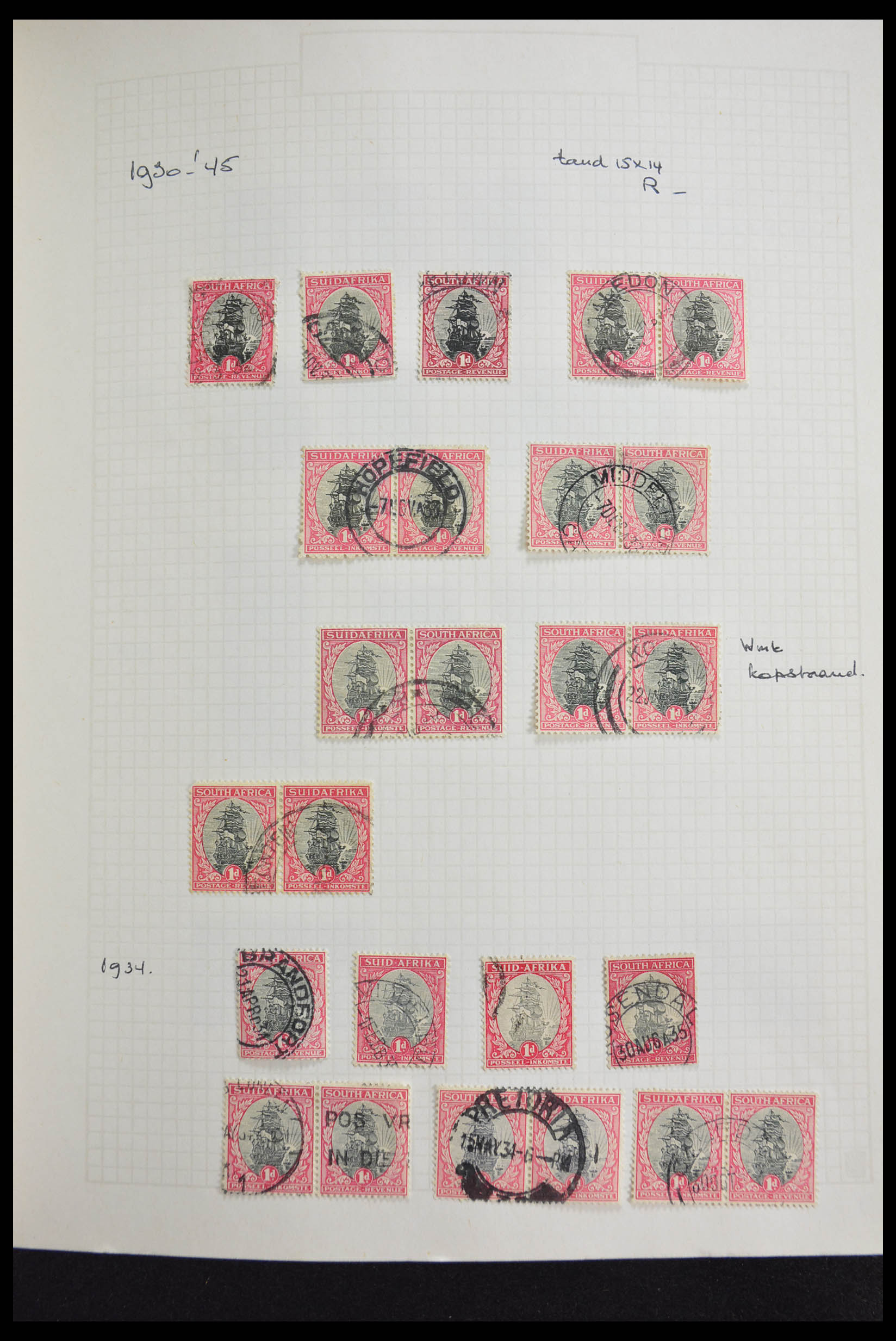 28418 005 - 28418 Zuid Afrika 1911-1975.