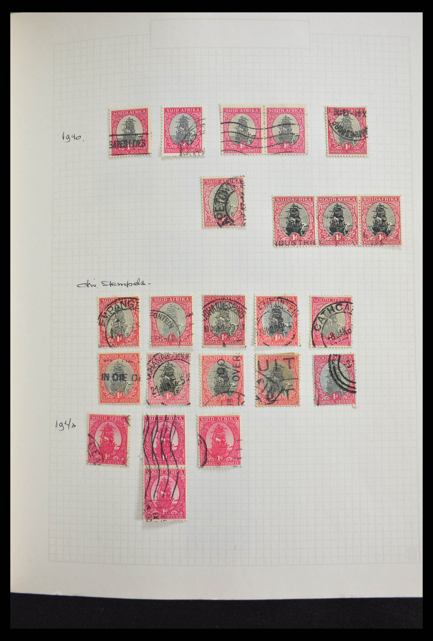 28418 007 - 28418 Zuid Afrika 1911-1975.
