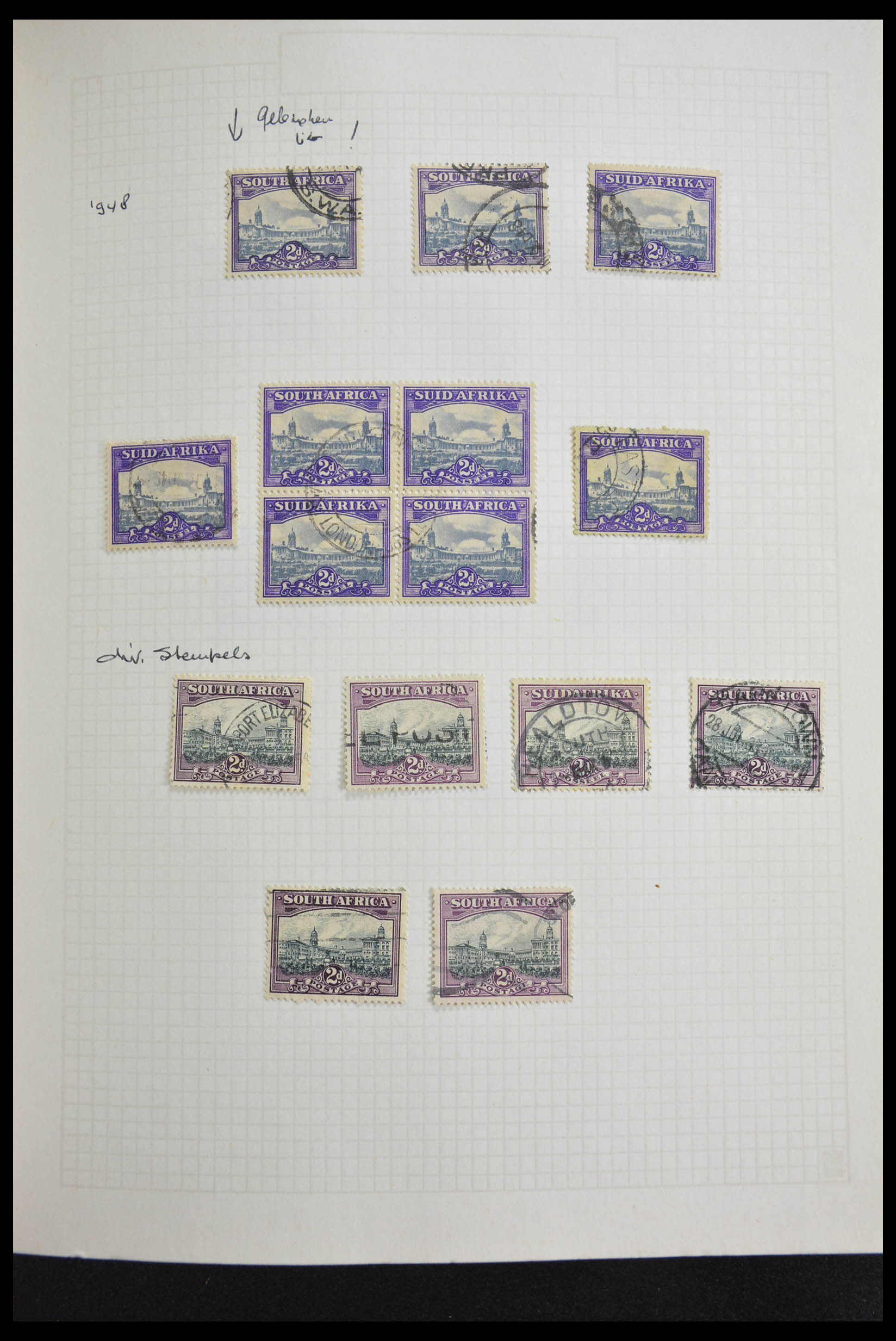 28418 010 - 28418 Zuid Afrika 1911-1975.
