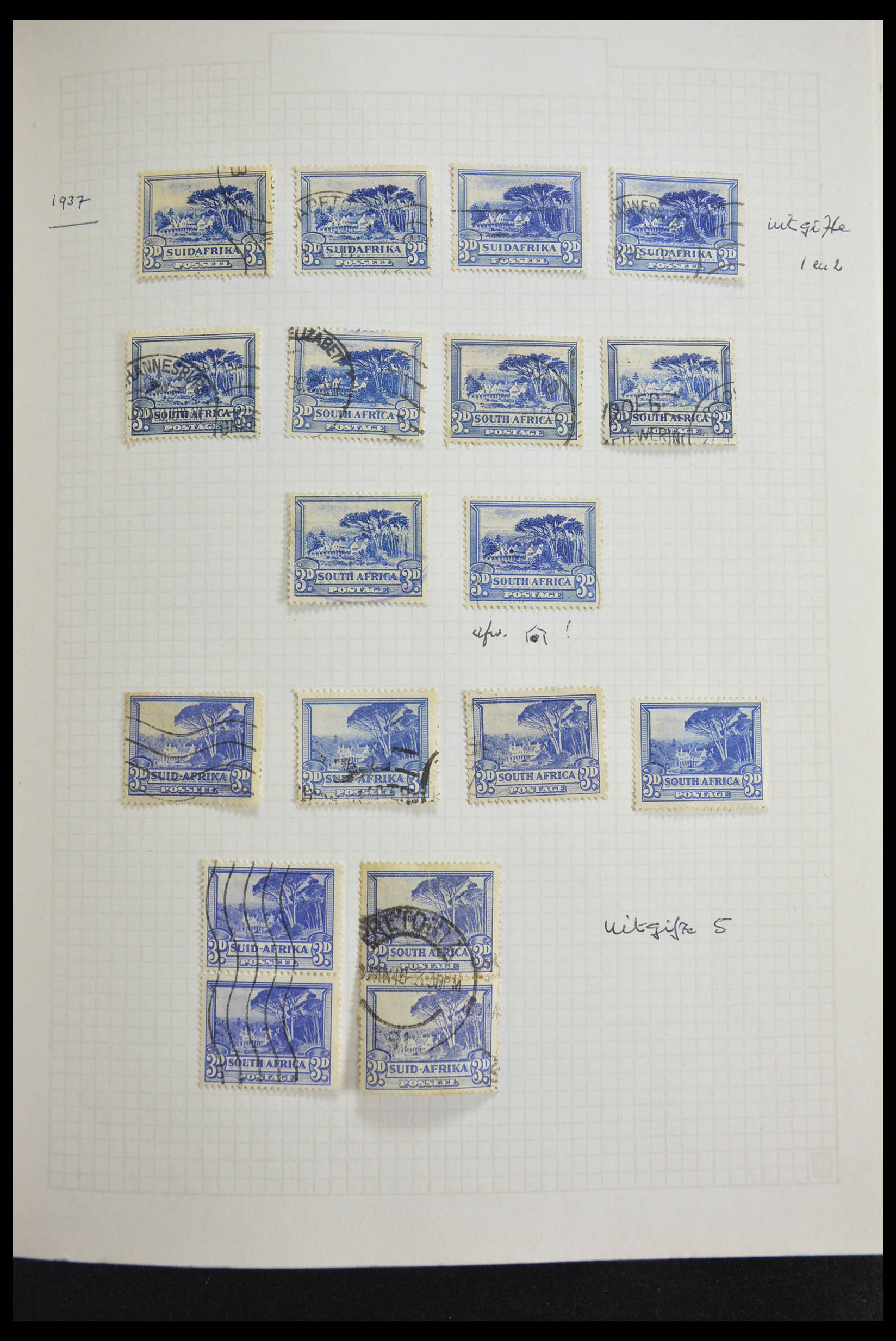 28418 012 - 28418 Zuid Afrika 1911-1975.