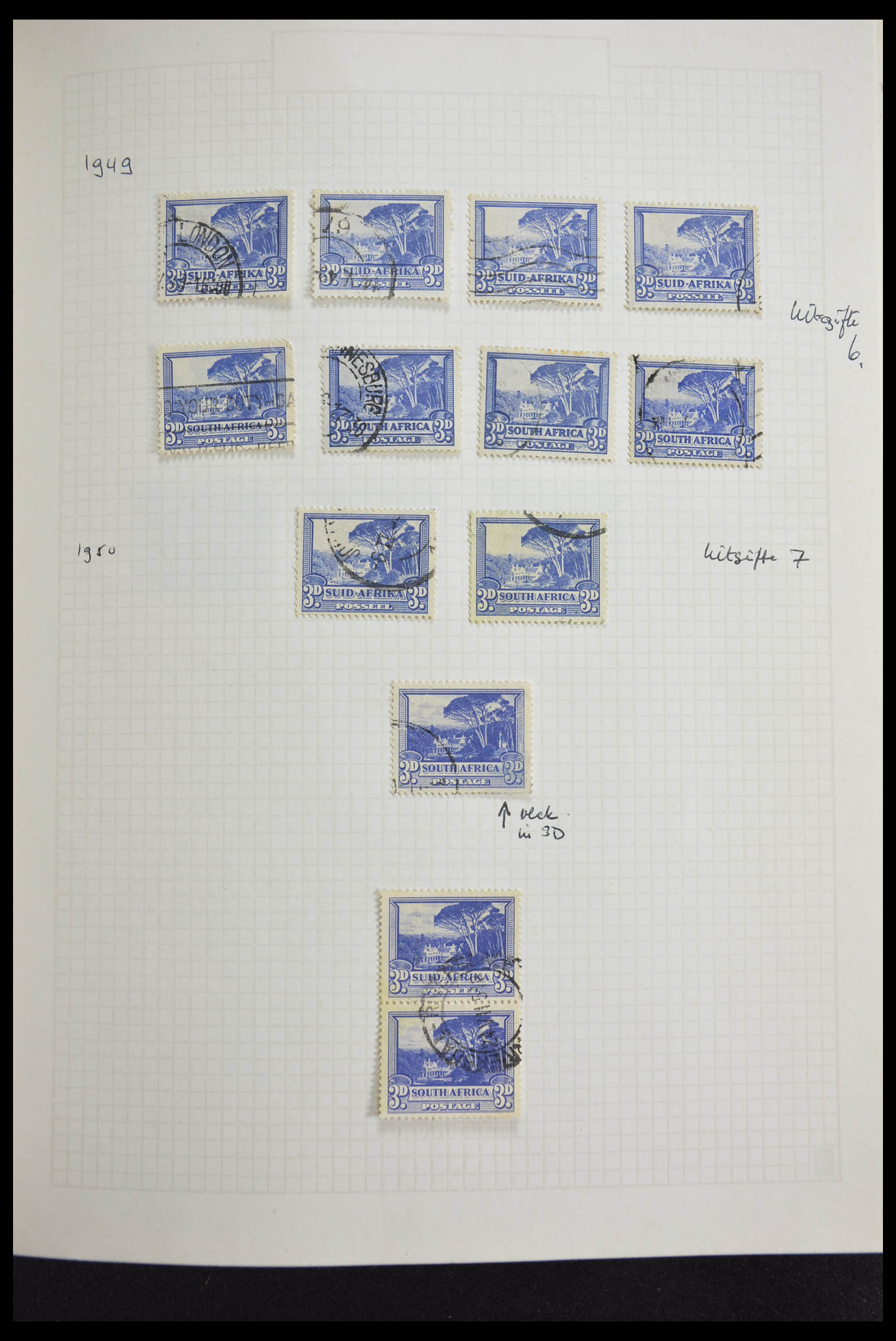 28418 013 - 28418 Zuid Afrika 1911-1975.