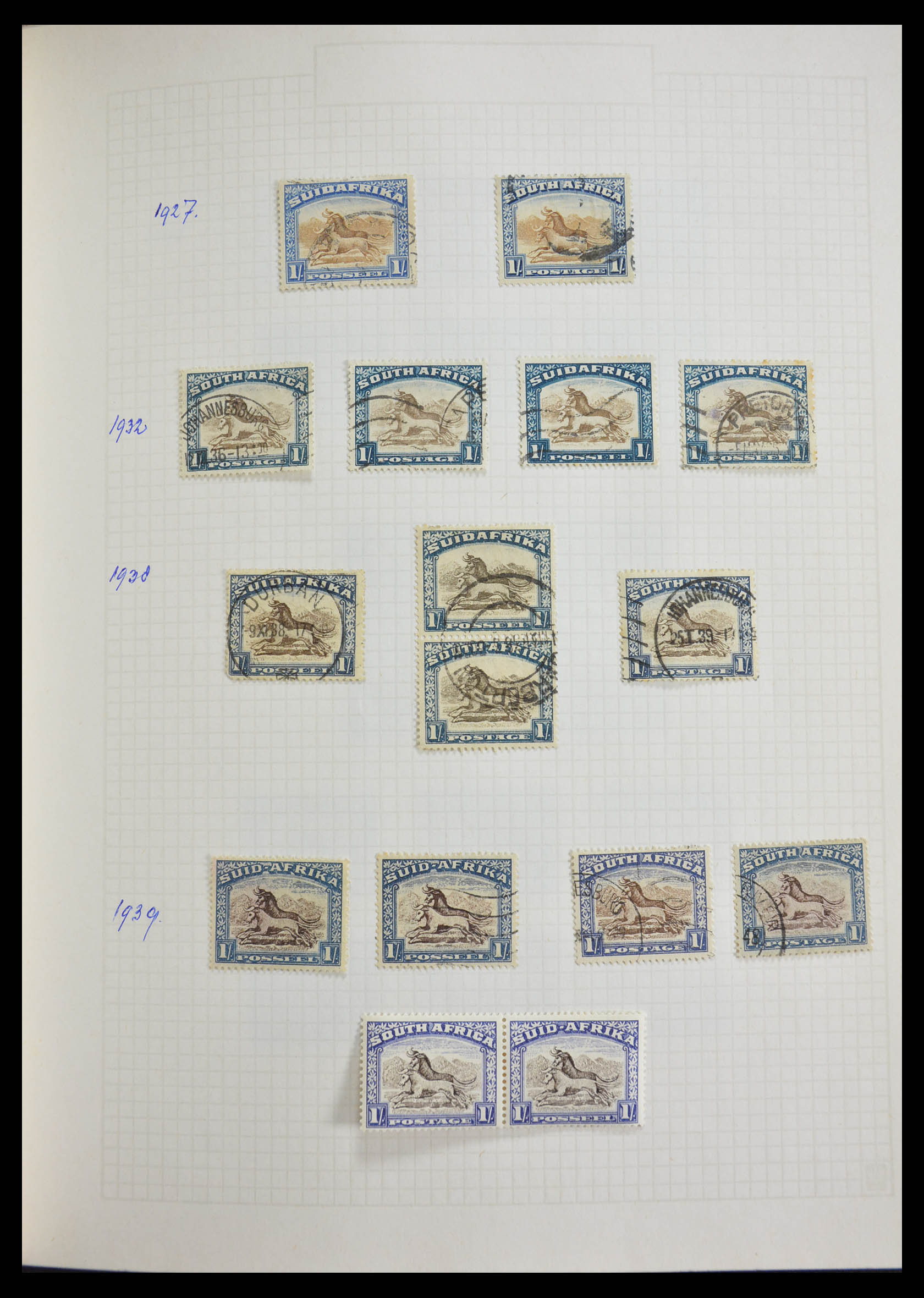 28418 017 - 28418 Zuid Afrika 1911-1975.