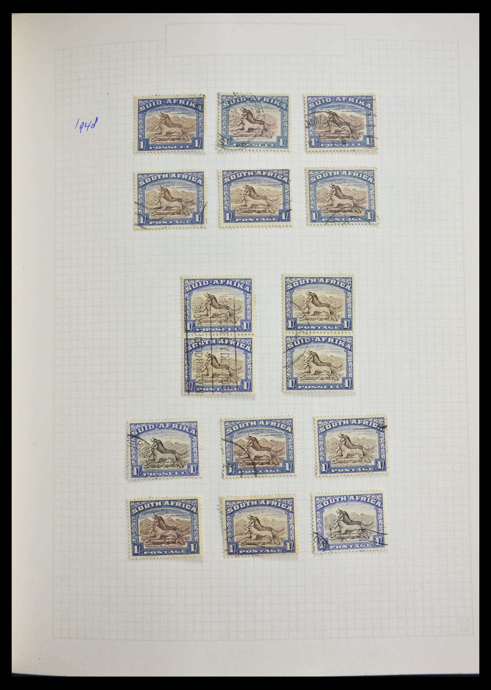 28418 018 - 28418 Zuid Afrika 1911-1975.