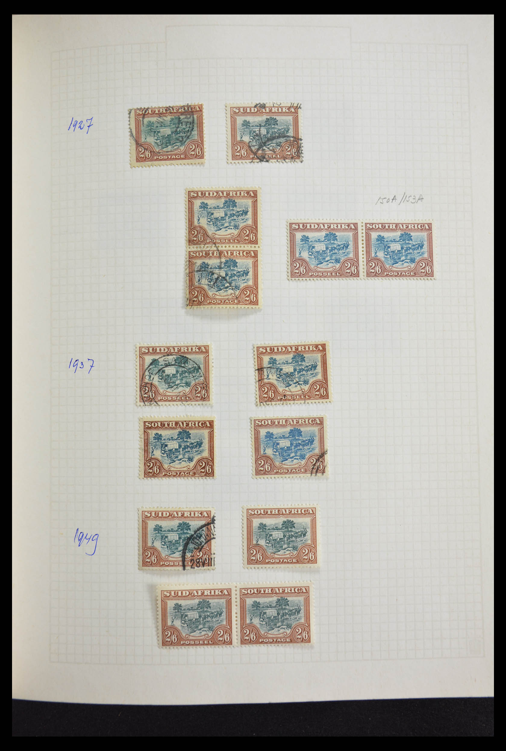 28418 020 - 28418 Zuid Afrika 1911-1975.