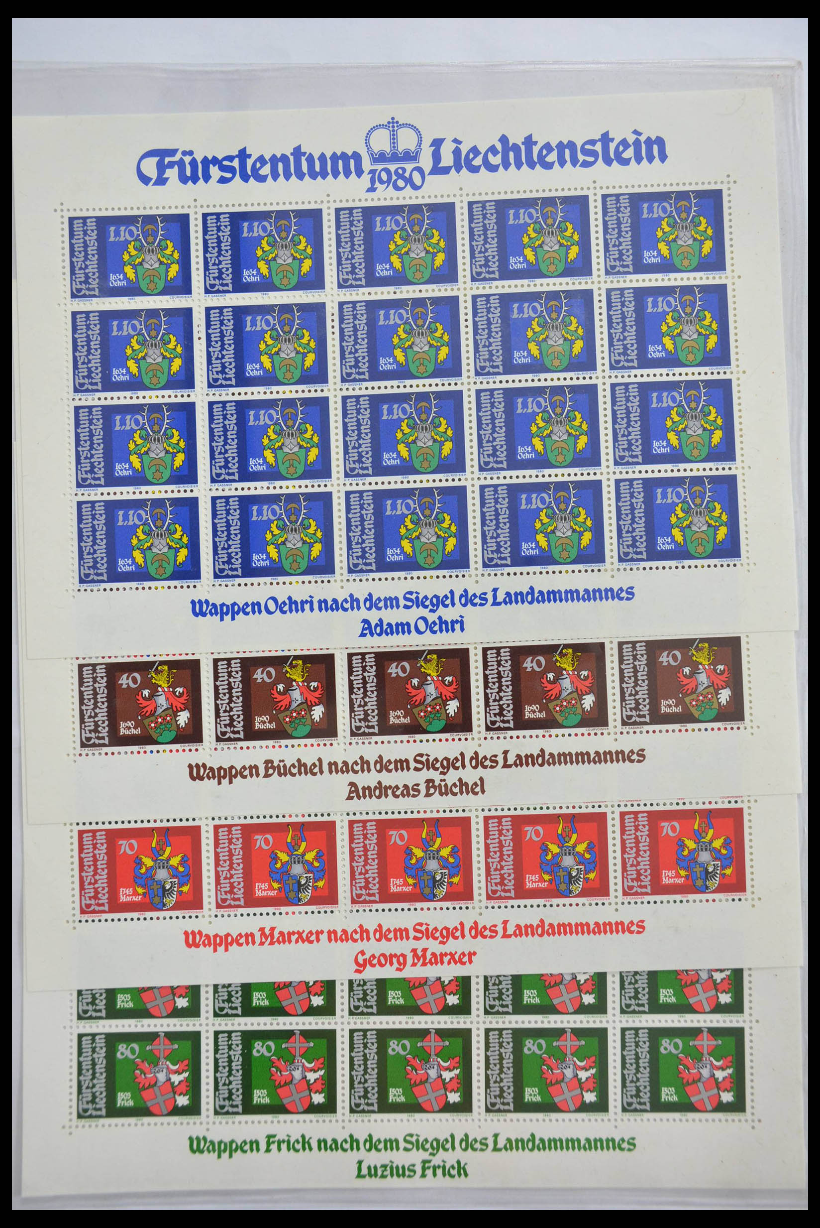 28472 020 - 28472 Liechtenstein 1973-1985.