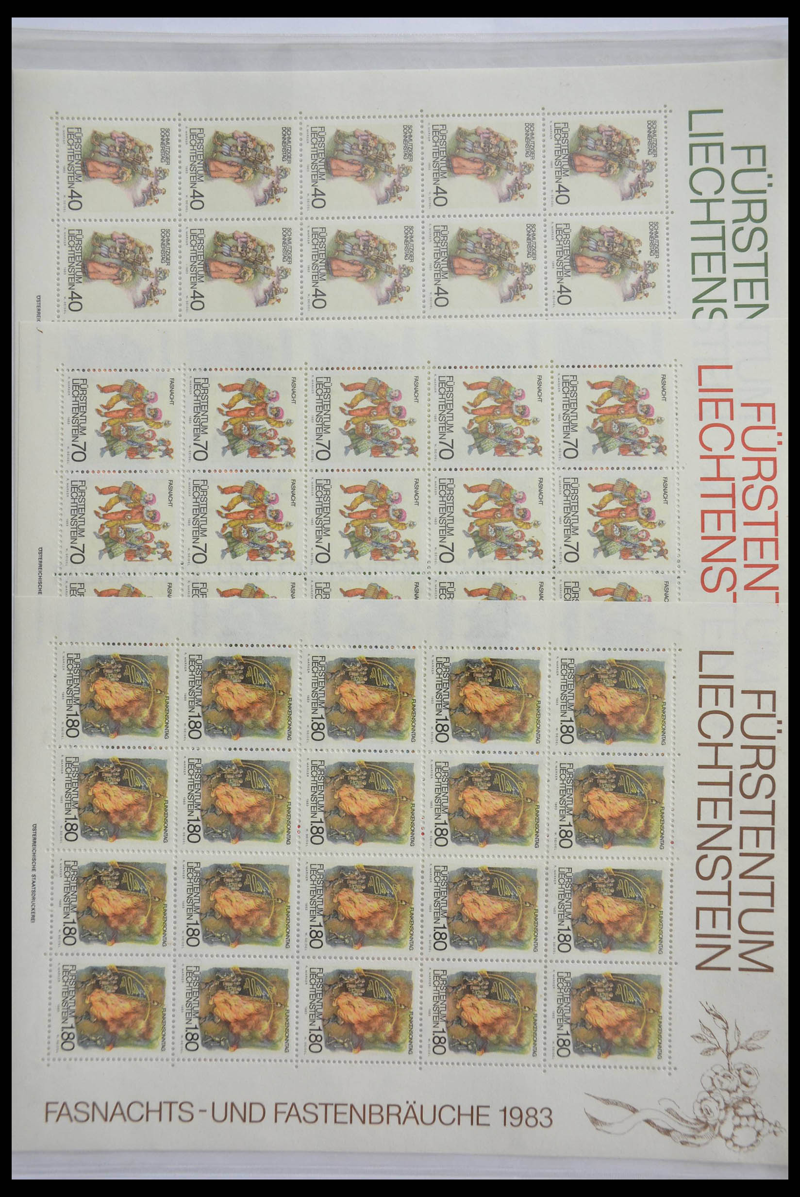 28472 033 - 28472 Liechtenstein 1973-1985.