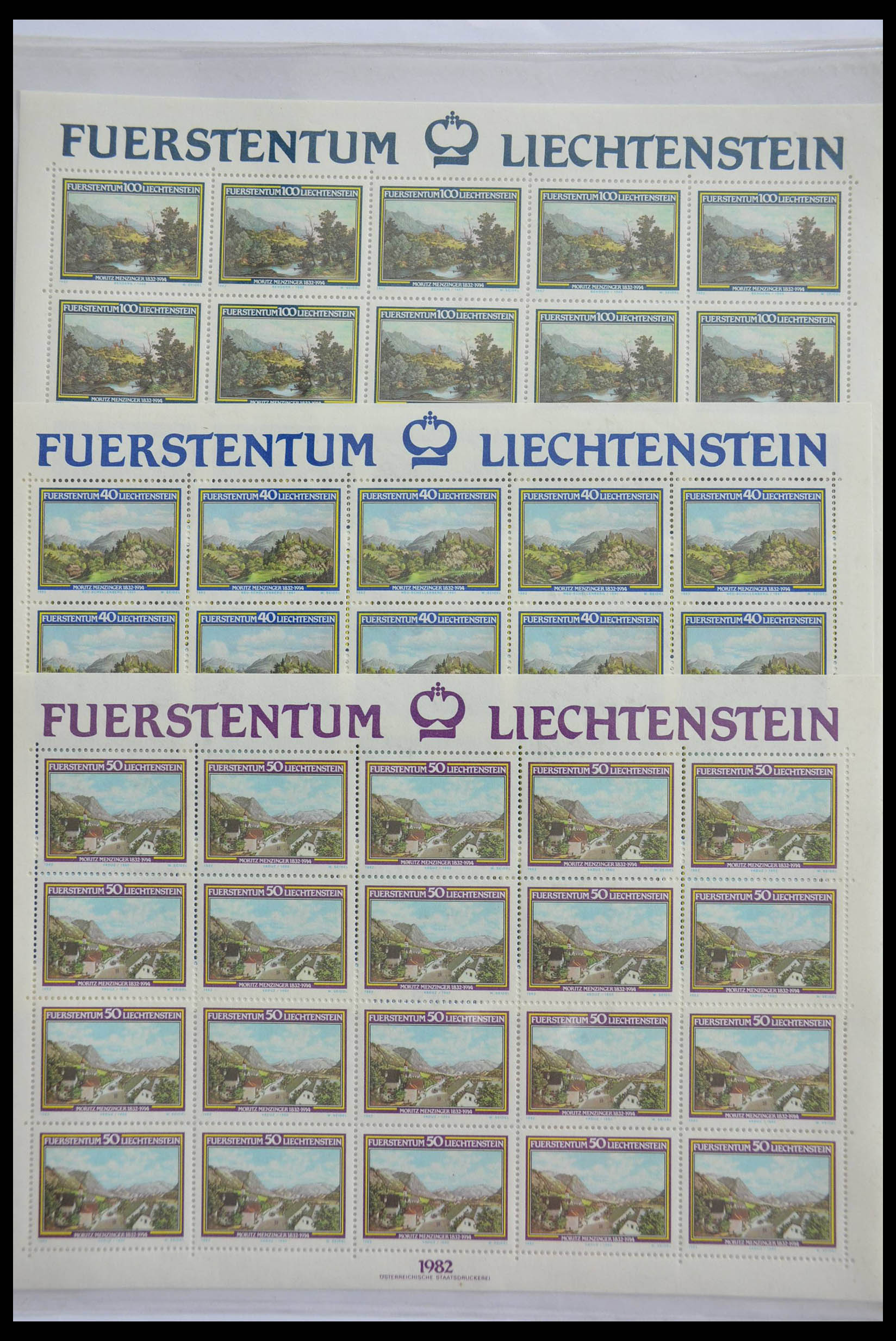28472 039 - 28472 Liechtenstein 1973-1985.