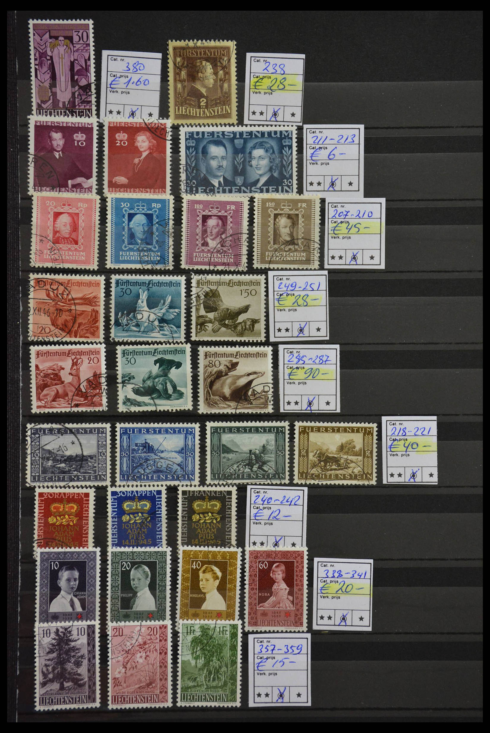 28482 003 - 28482 Liechtenstein 1943-1986.
