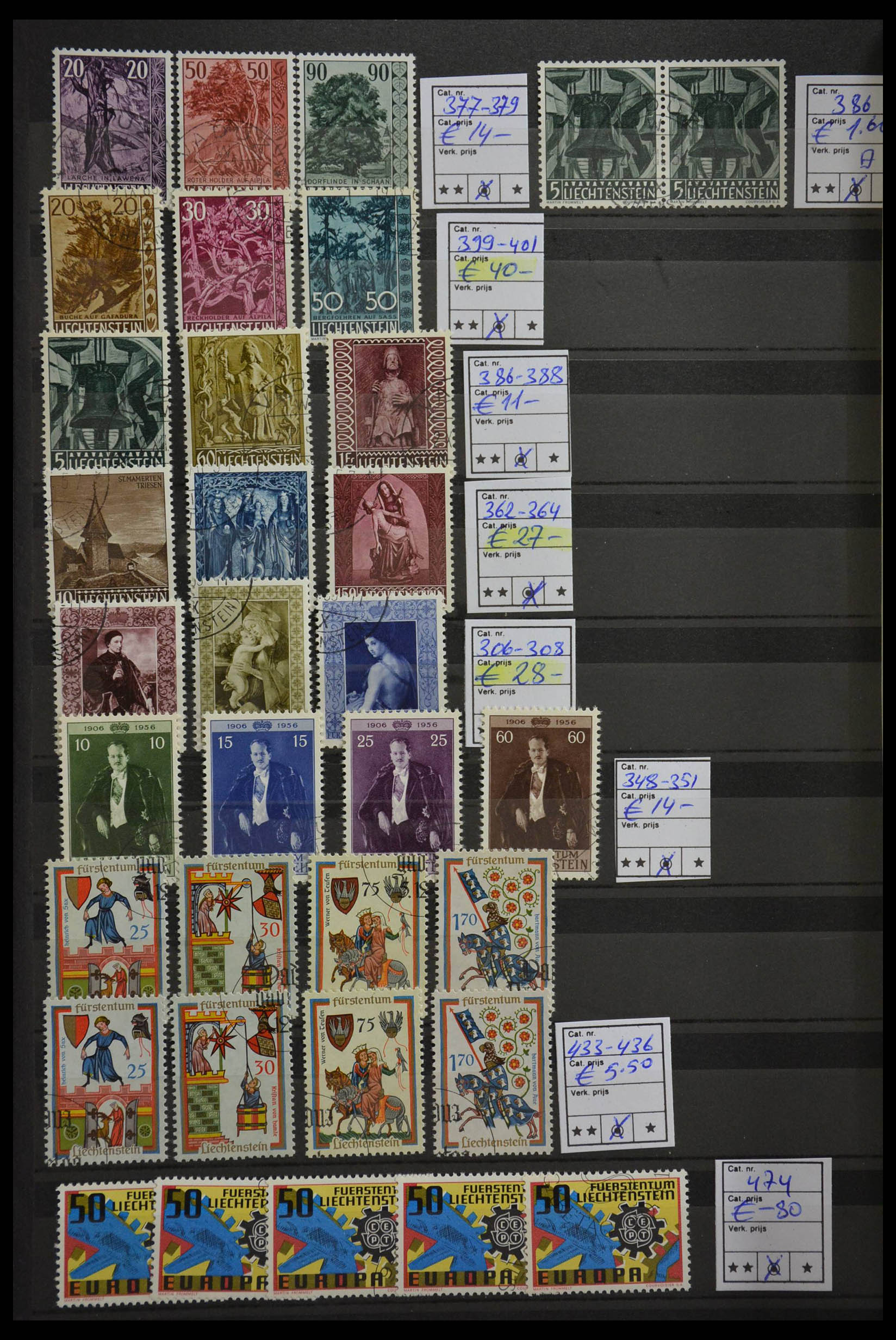 28482 006 - 28482 Liechtenstein 1943-1986.