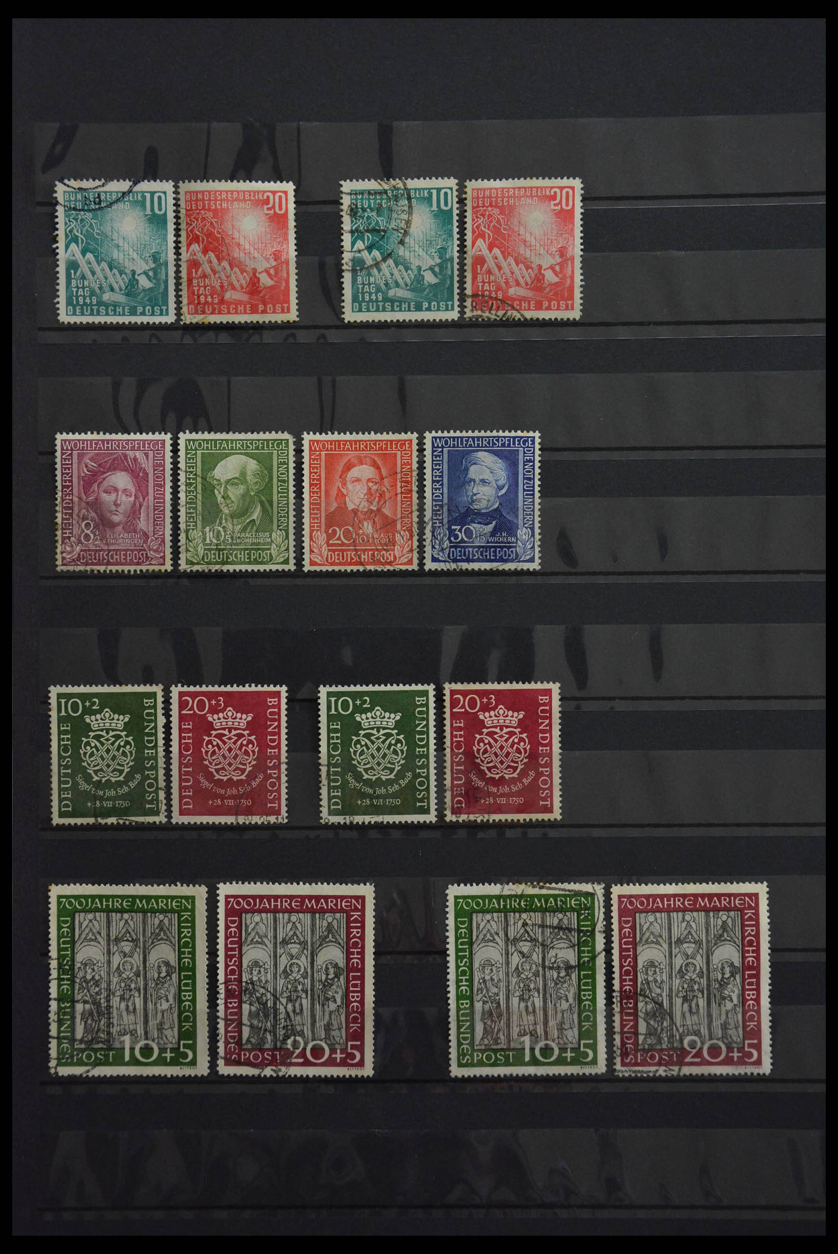28488 001 - 28488 Bundespost 1949-1953. 28488 001 - 28488 Bundespost 1949-1953.