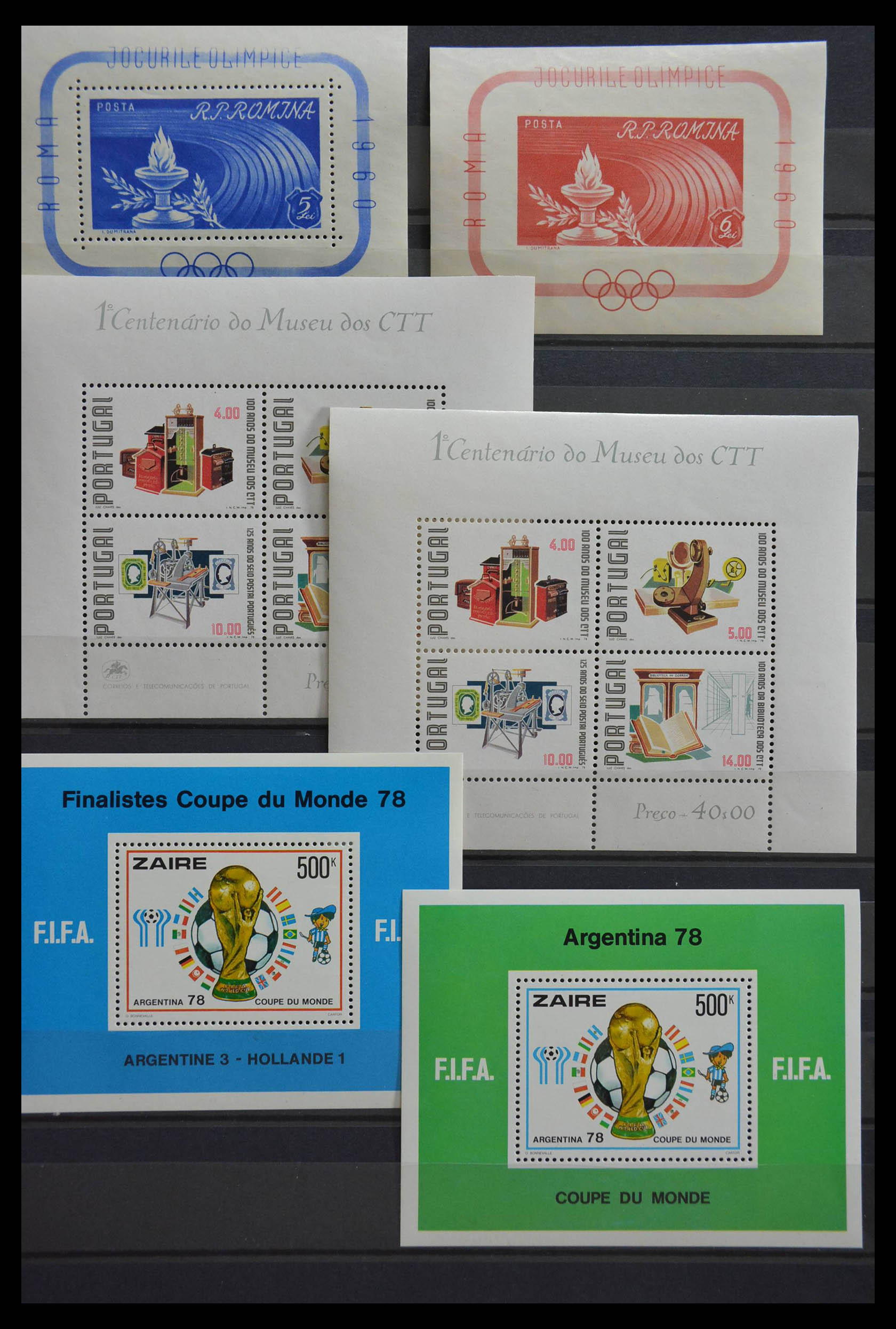 28511 025 - 28511 World souvenir sheets.