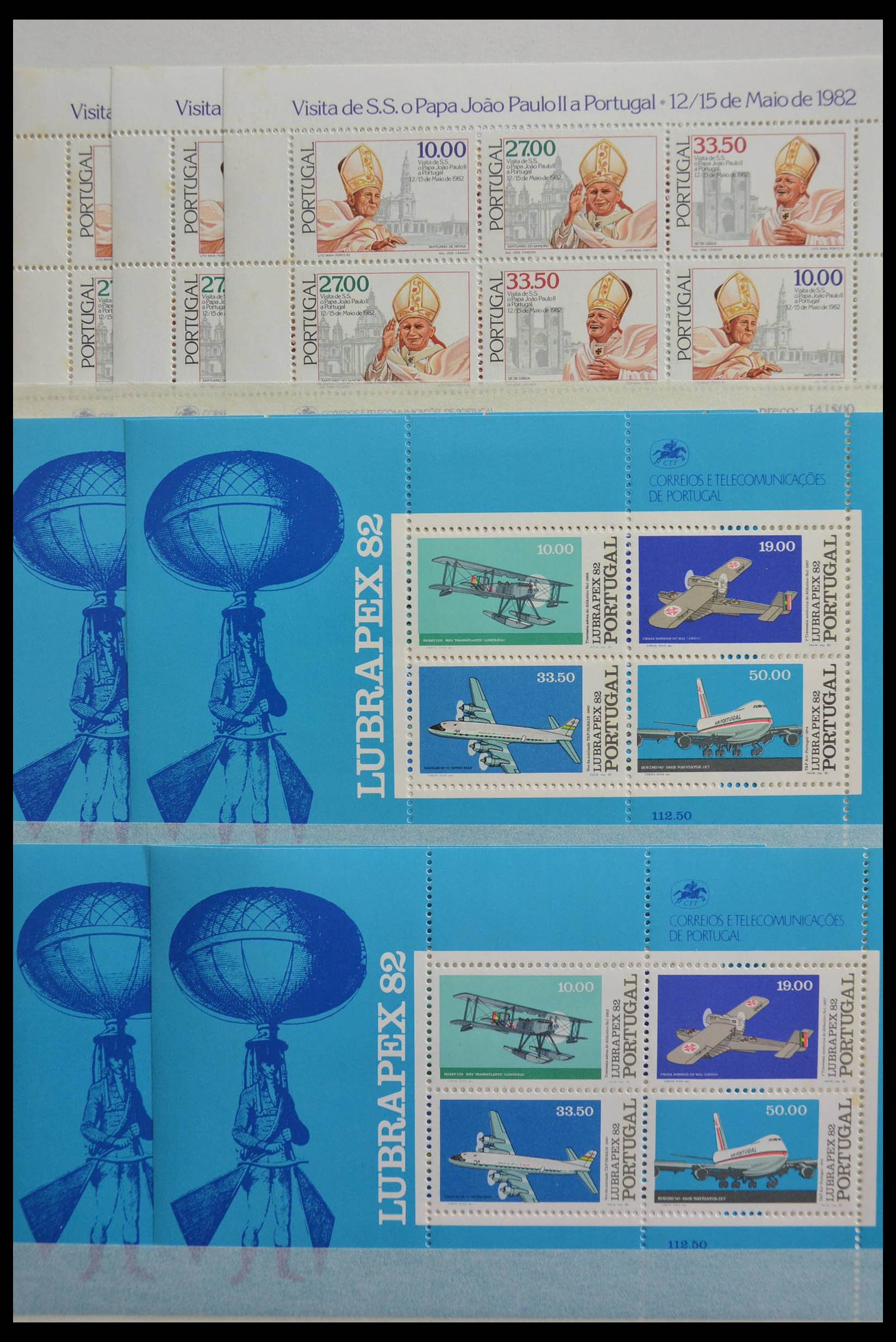 28540 003 - 28540 Portugal souvenir sheets.