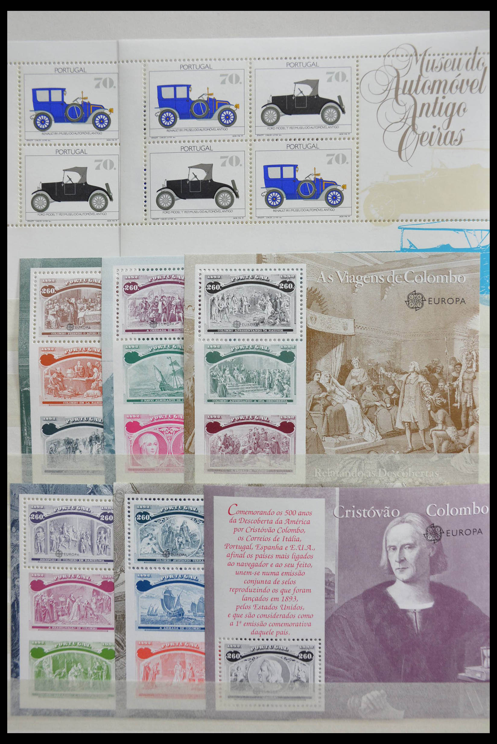 28540 019 - 28540 Portugal souvenir sheets.