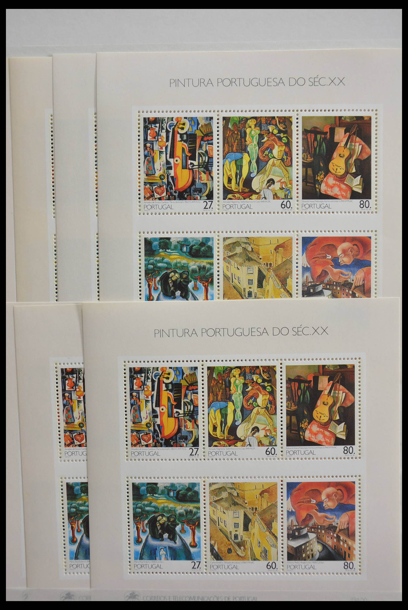 28540 078 - 28540 Portugal souvenir sheets.