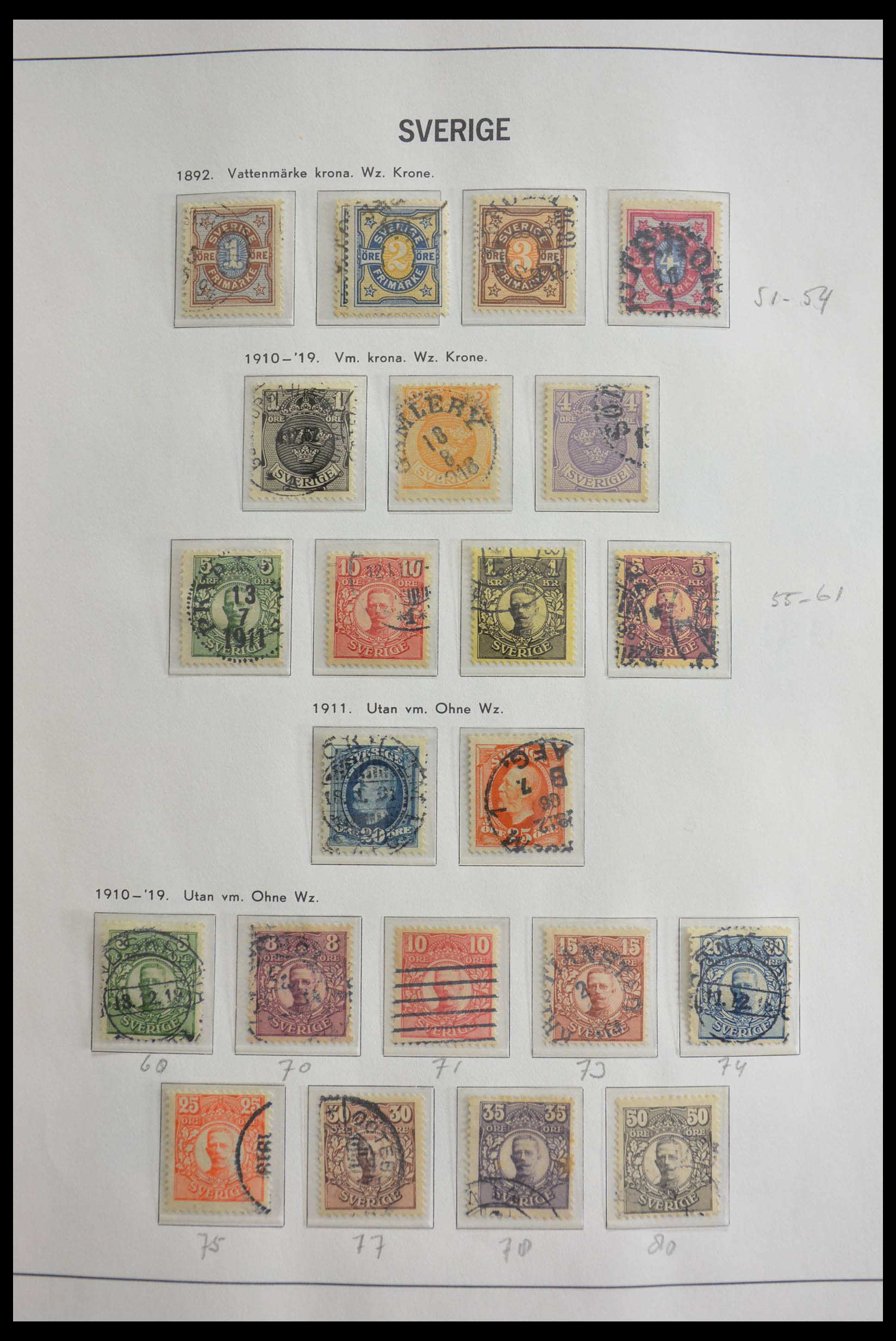 28573 004 - 28573 Sweden 1858-1979.