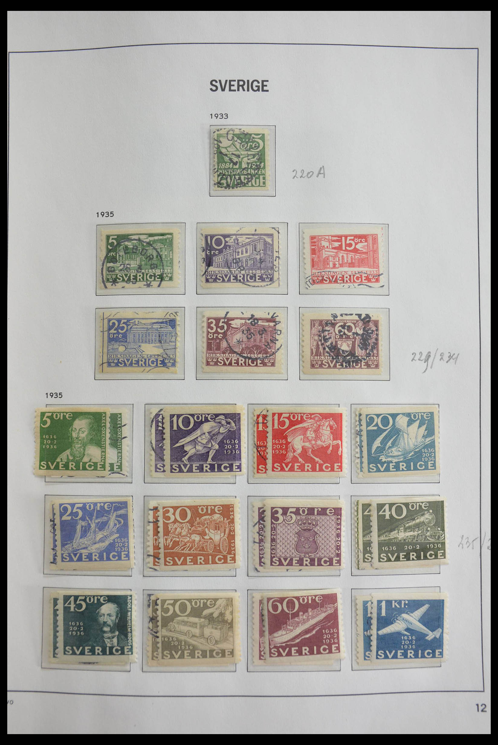 28573 012 - 28573 Sweden 1858-1979.