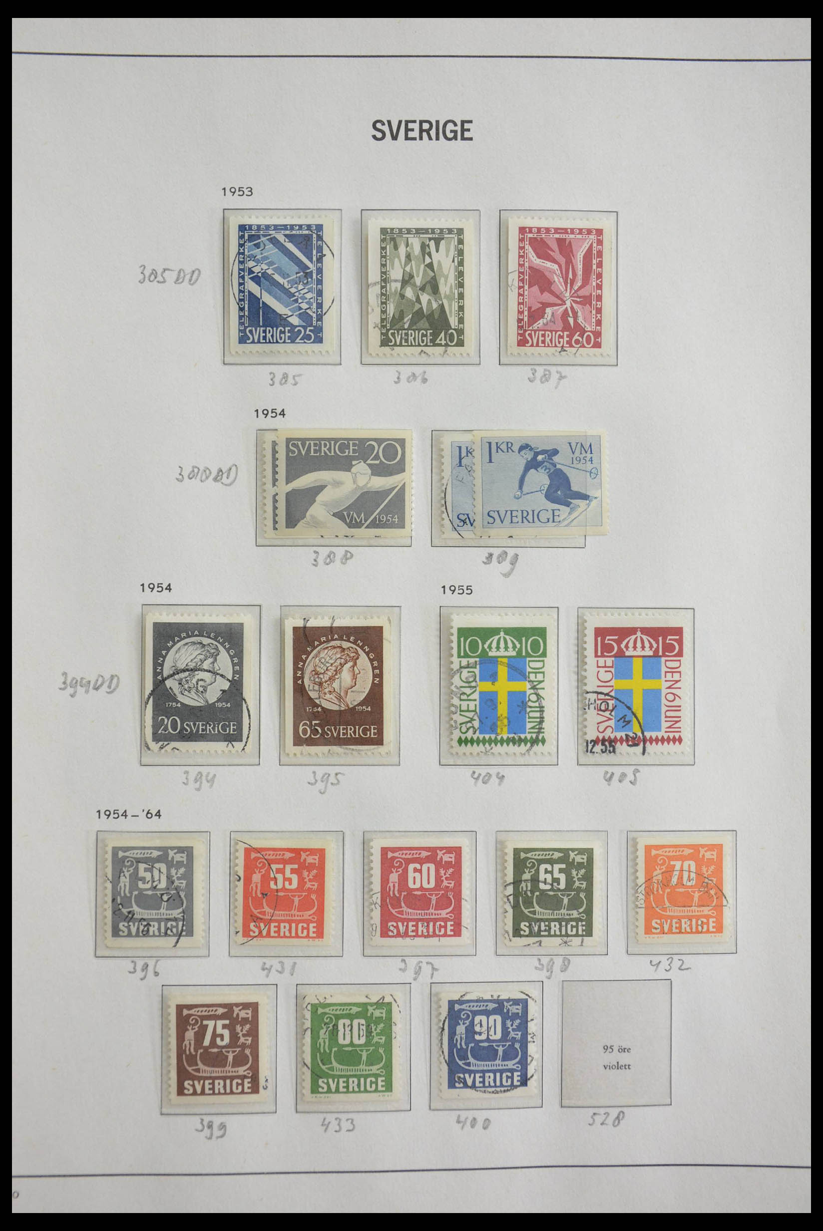 28573 031 - 28573 Zweden 1858-1979.