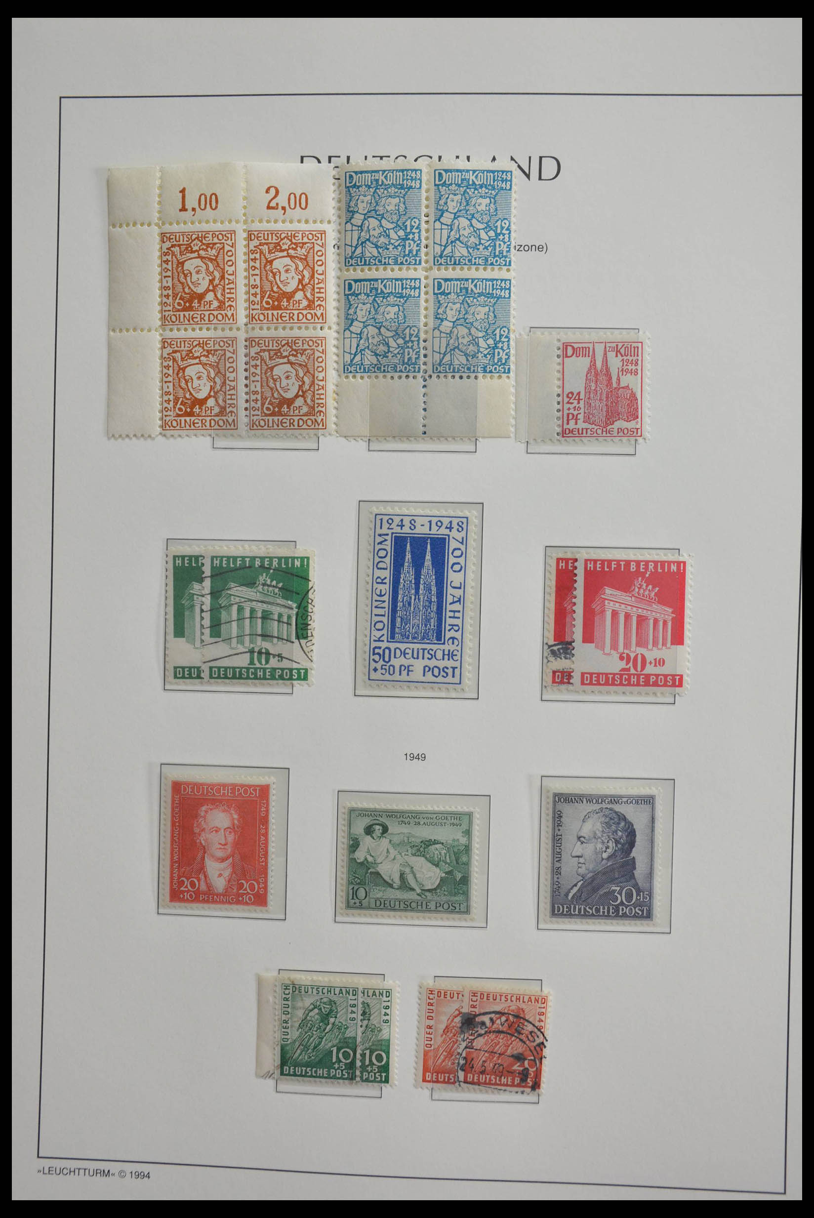 28580 023 - 28580 German Zones 1945-1949.