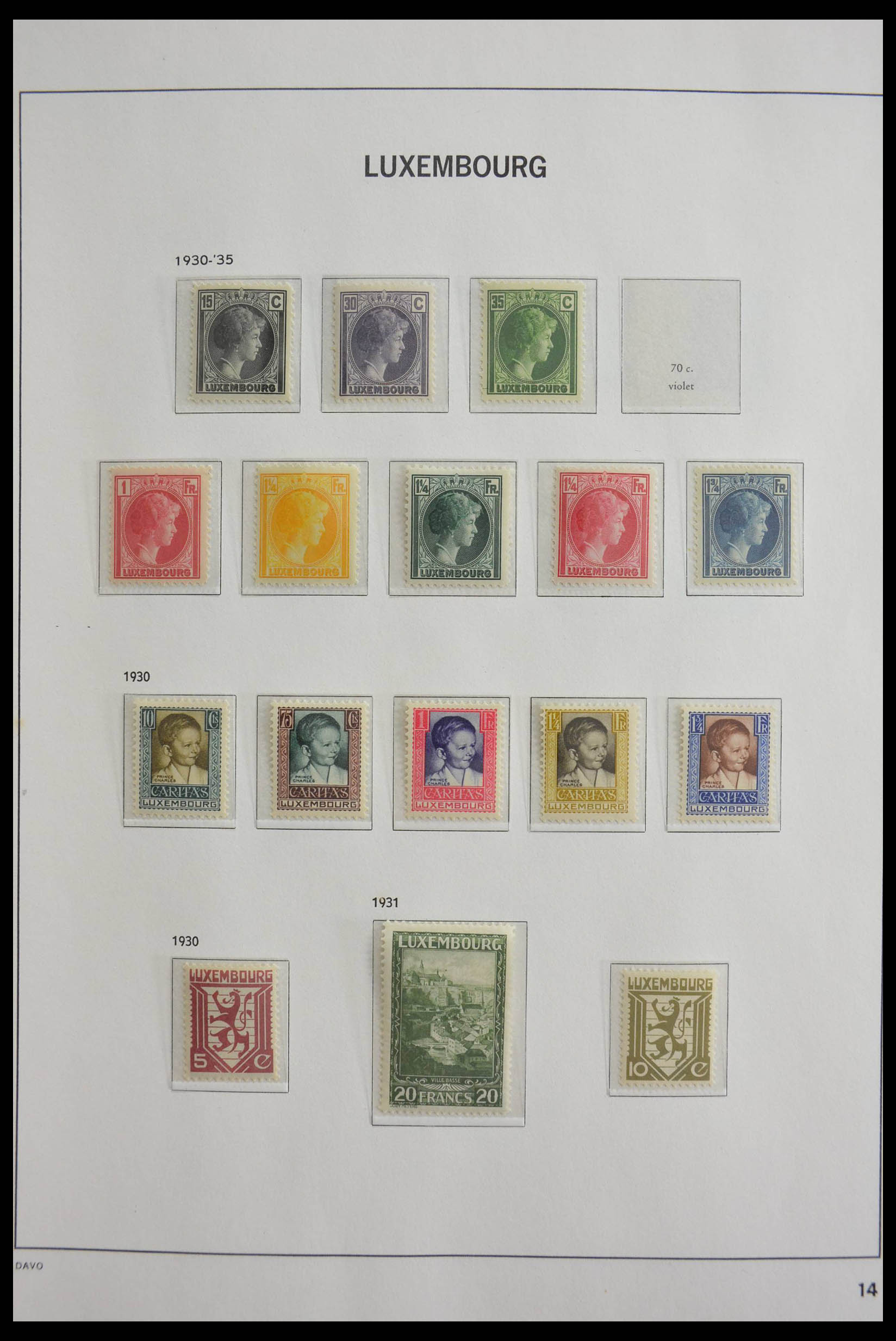 28599 011 - 28599 Luxemburg 1895-1969.