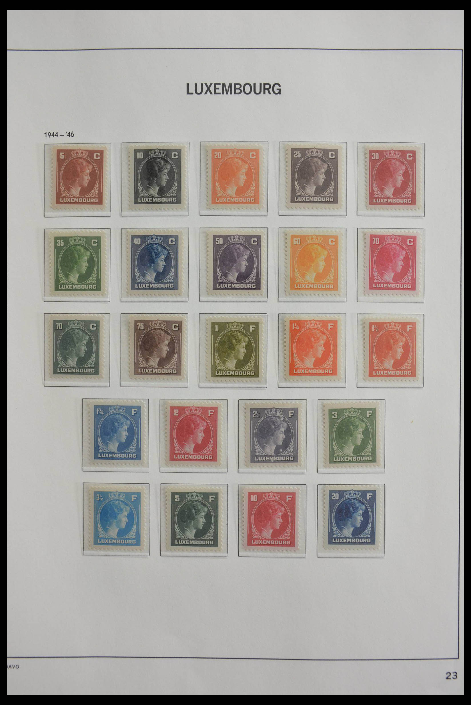 28599 020 - 28599 Luxembourg 1895-1969.