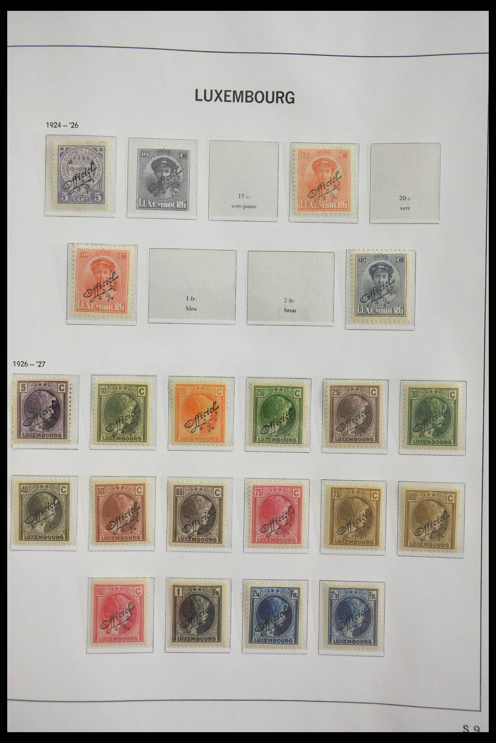 28599 065 - 28599 Luxemburg 1895-1969.