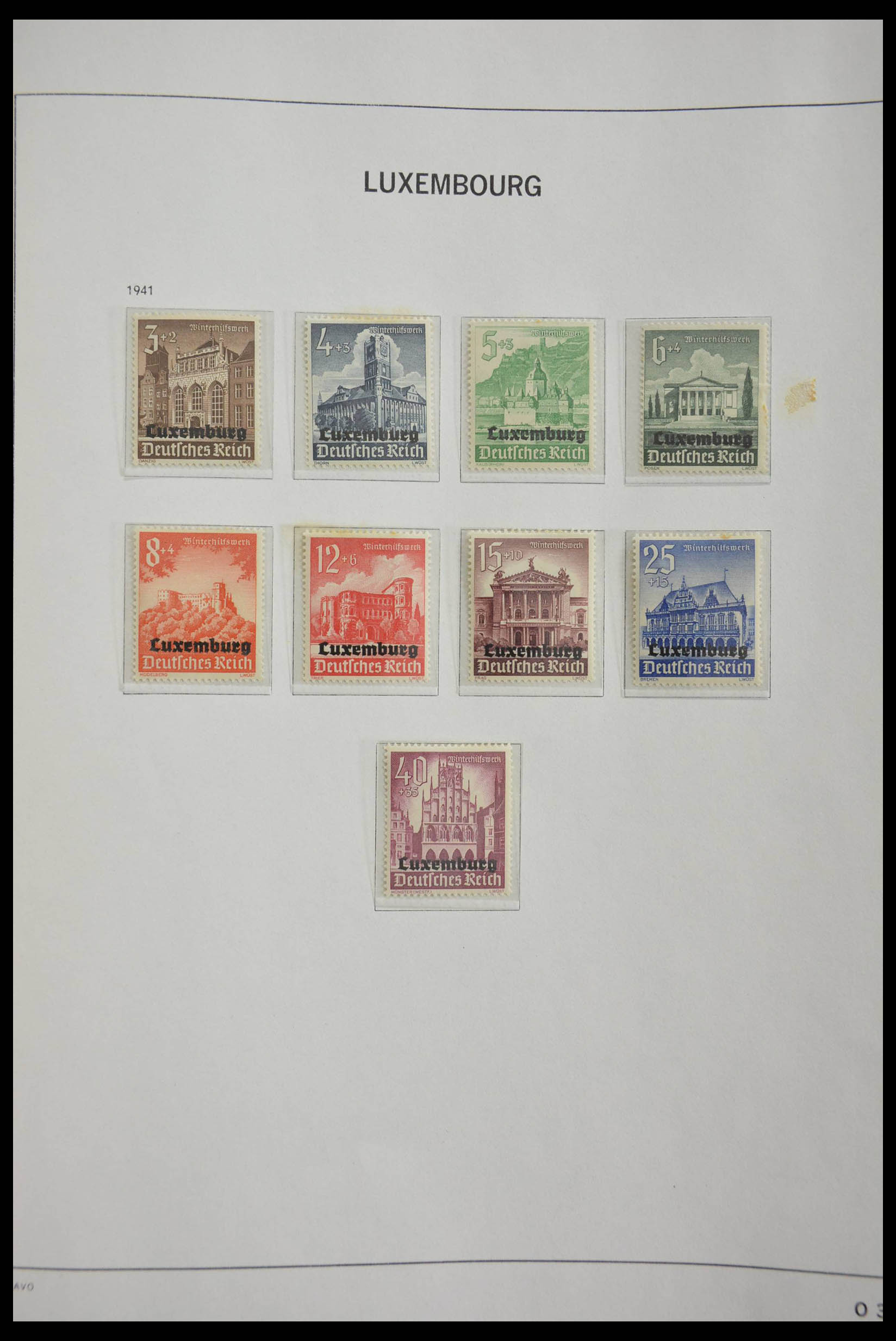 28599 073 - 28599 Luxemburg 1895-1969.