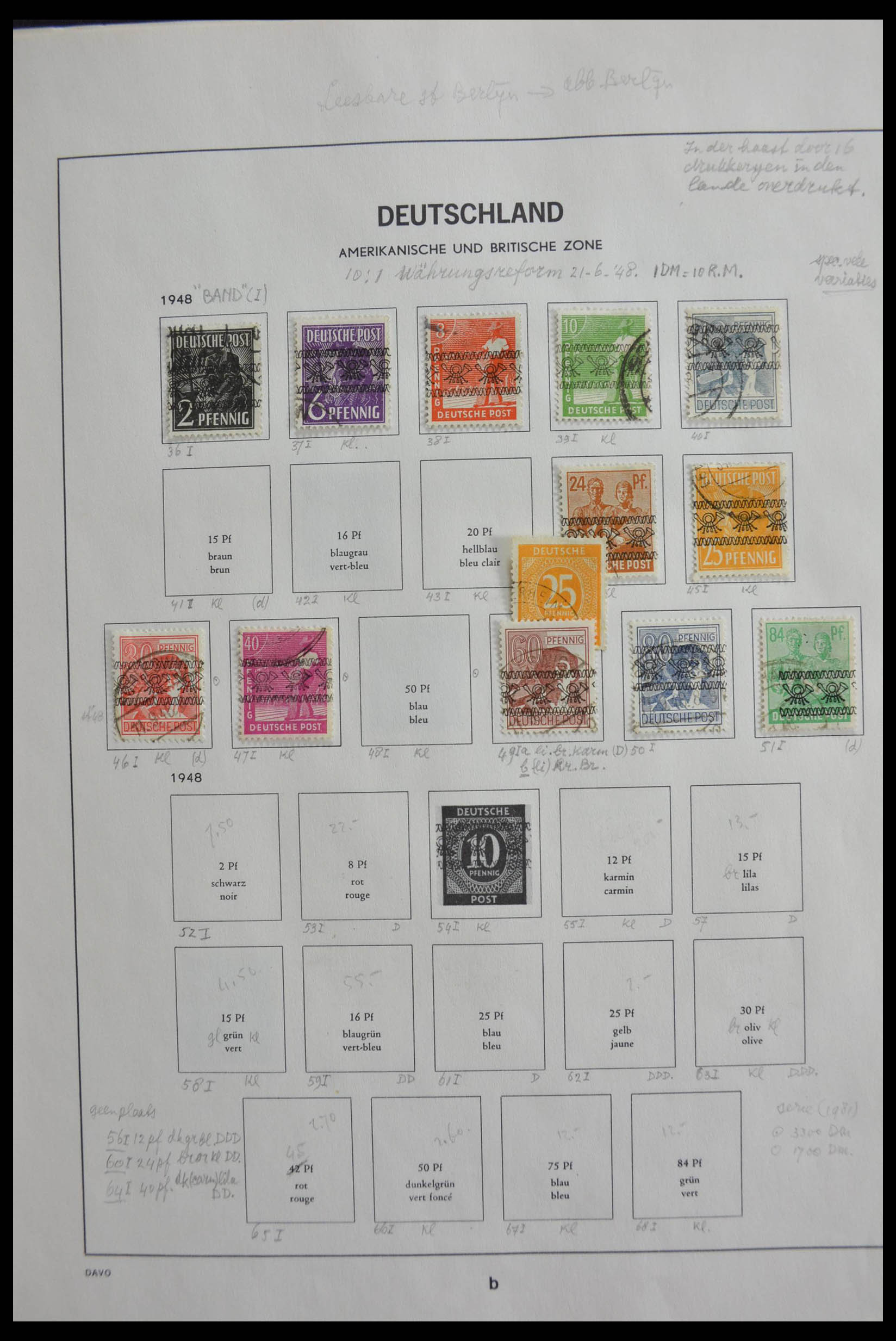 28606 010 - 28606 Bundespost 1949-1993.