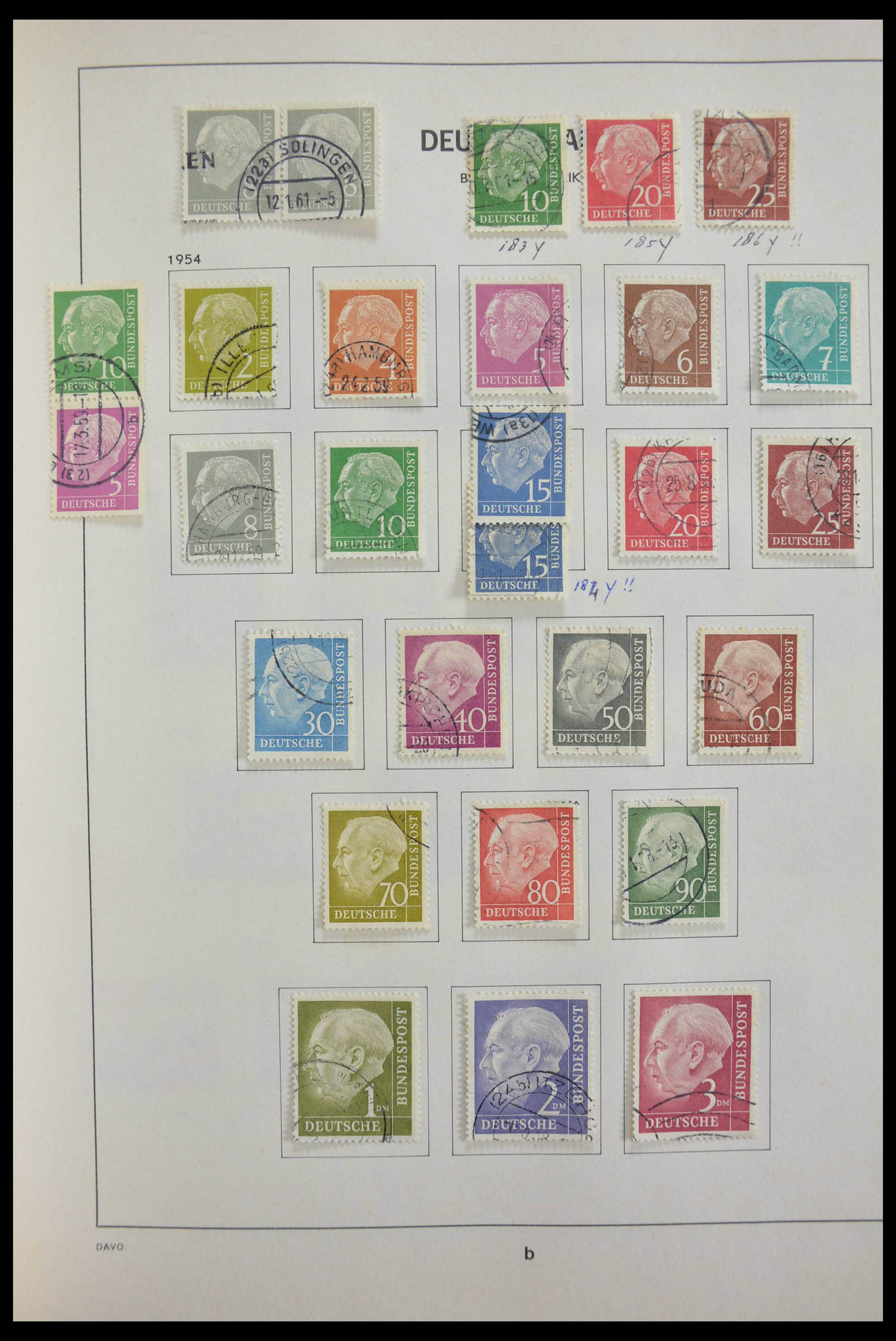 28606 031 - 28606 Bundespost 1949-1993.