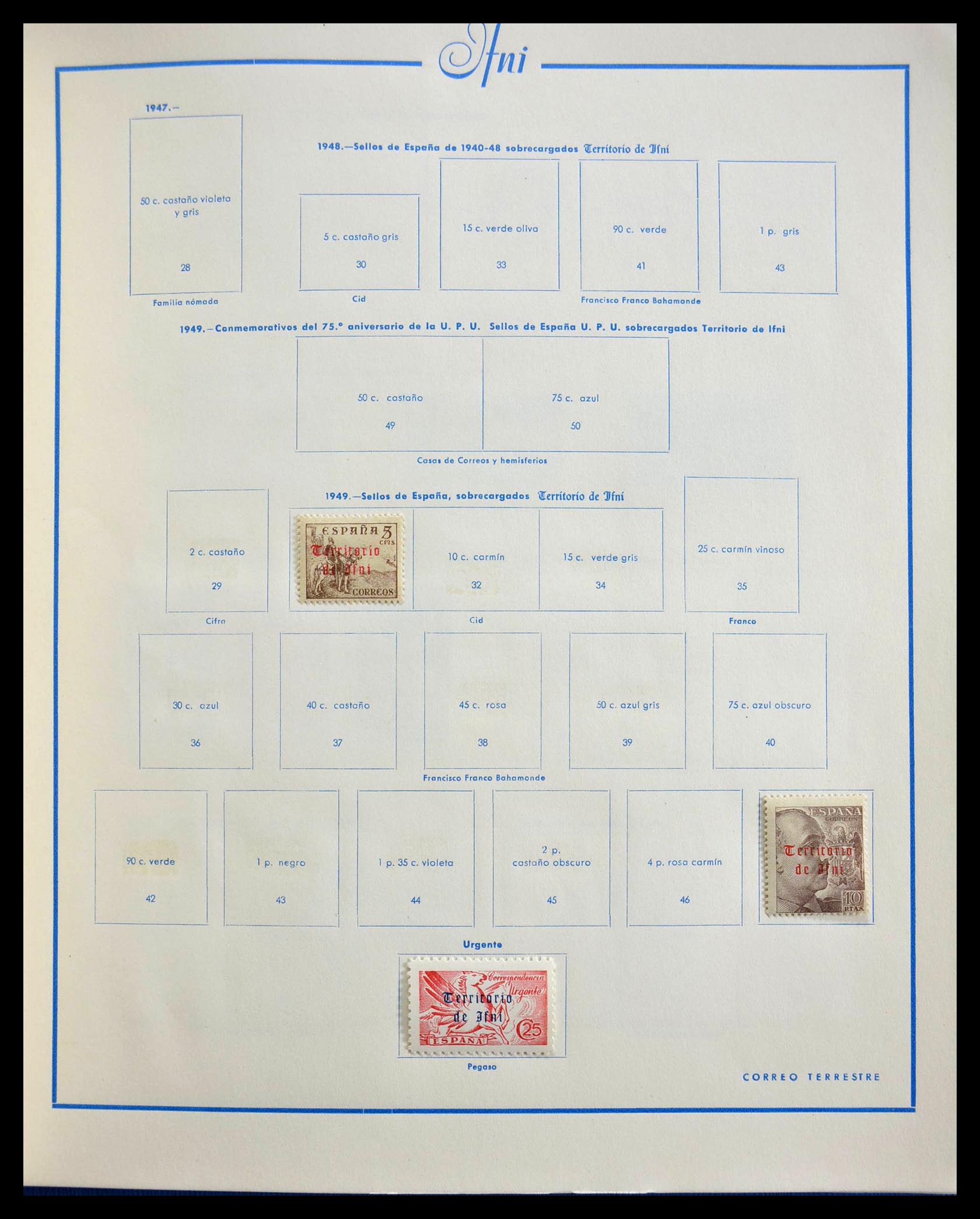 28619 027 - 28619 Spanish colonies 1903-1963.