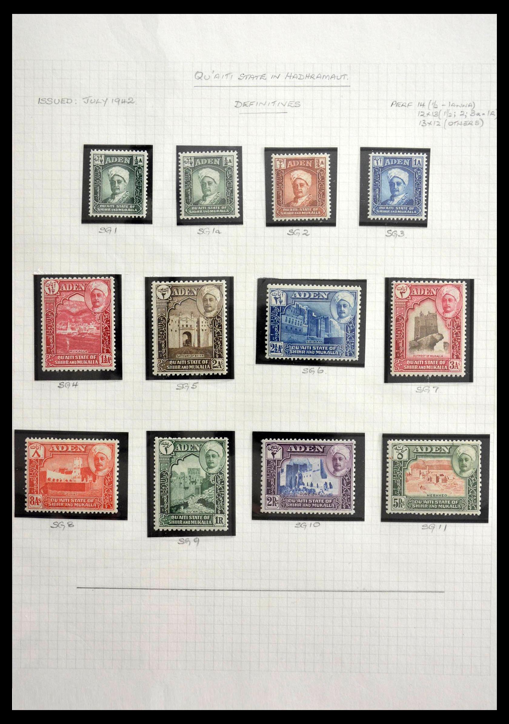 28672 001 - 28672 Aden Qu'aiti State 1942-1966.