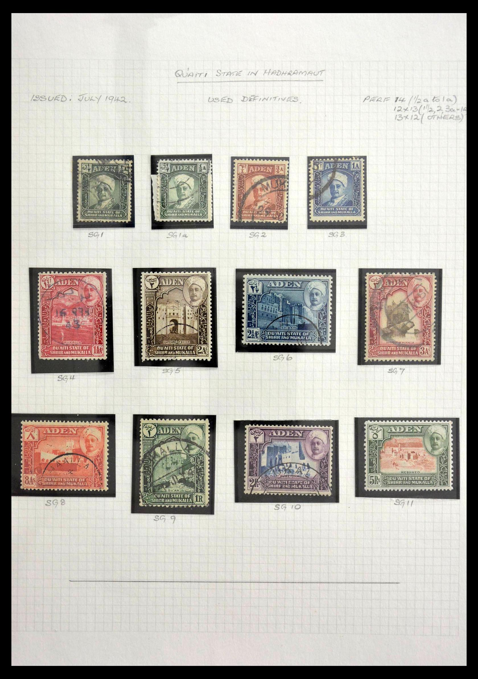 28672 002 - 28672 Aden Qu'aiti State 1942-1966.