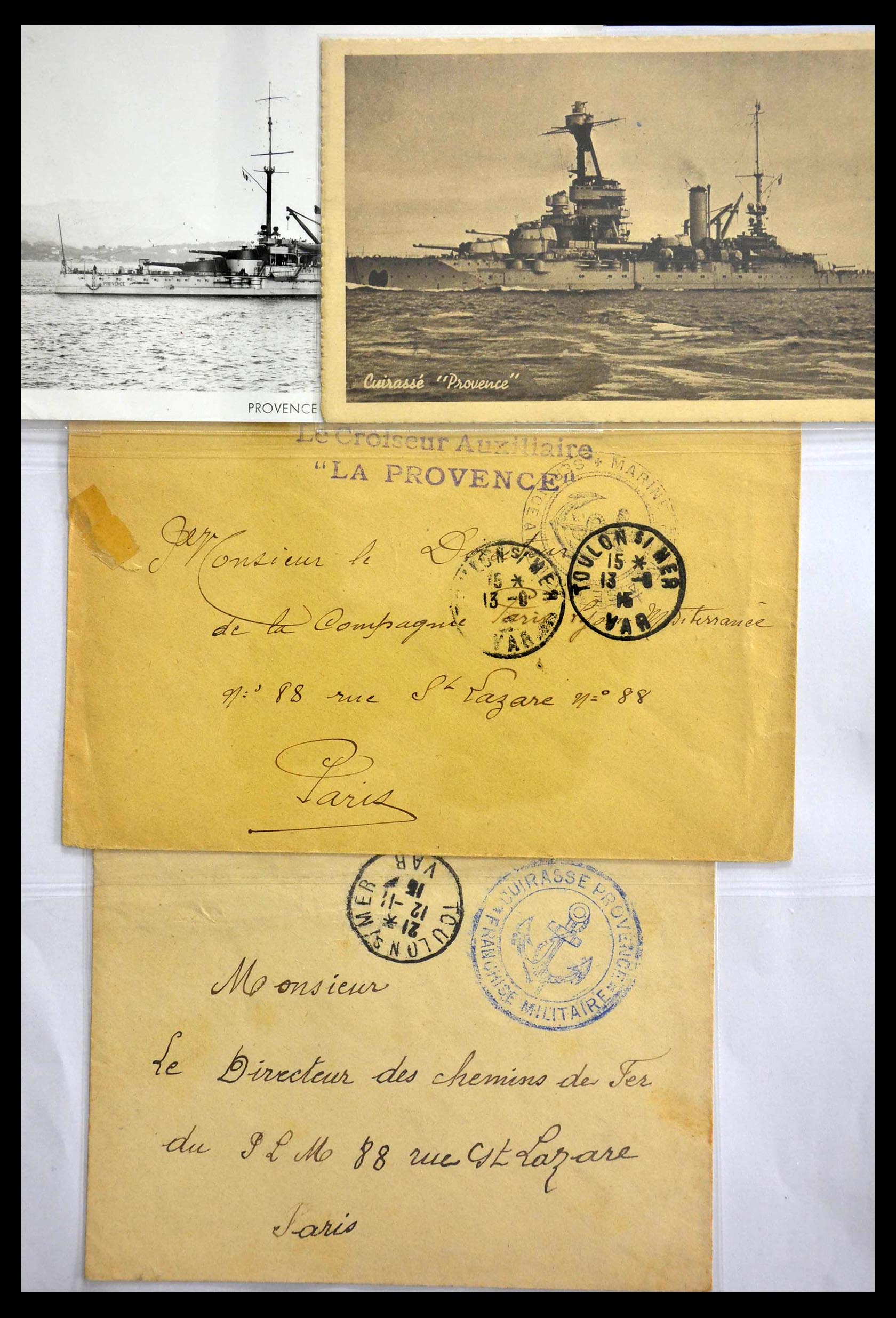 28695 127 - 28695 Frankrijk scheepspost.