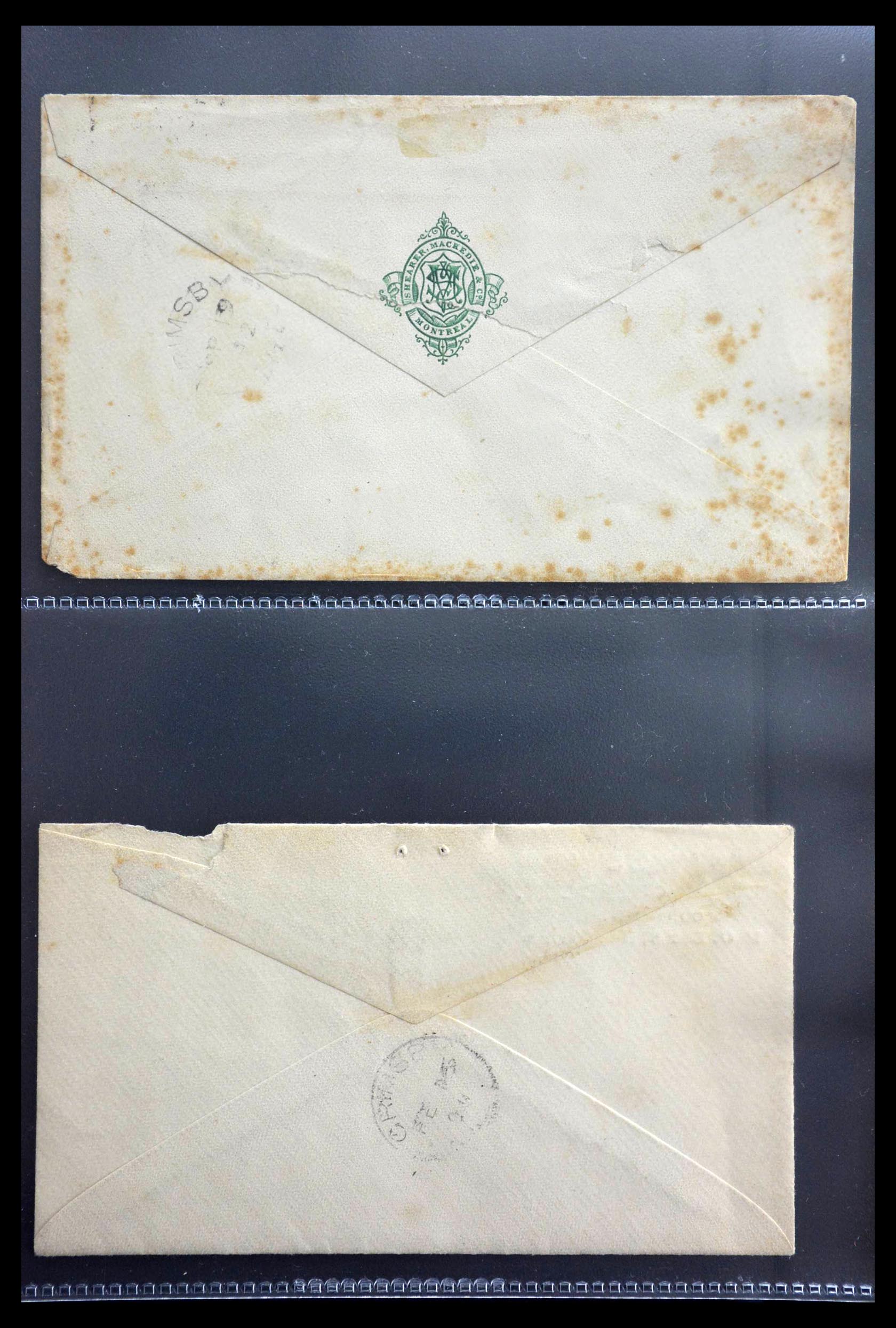 28696 002 - 28696 Canada covers 1872-1939.