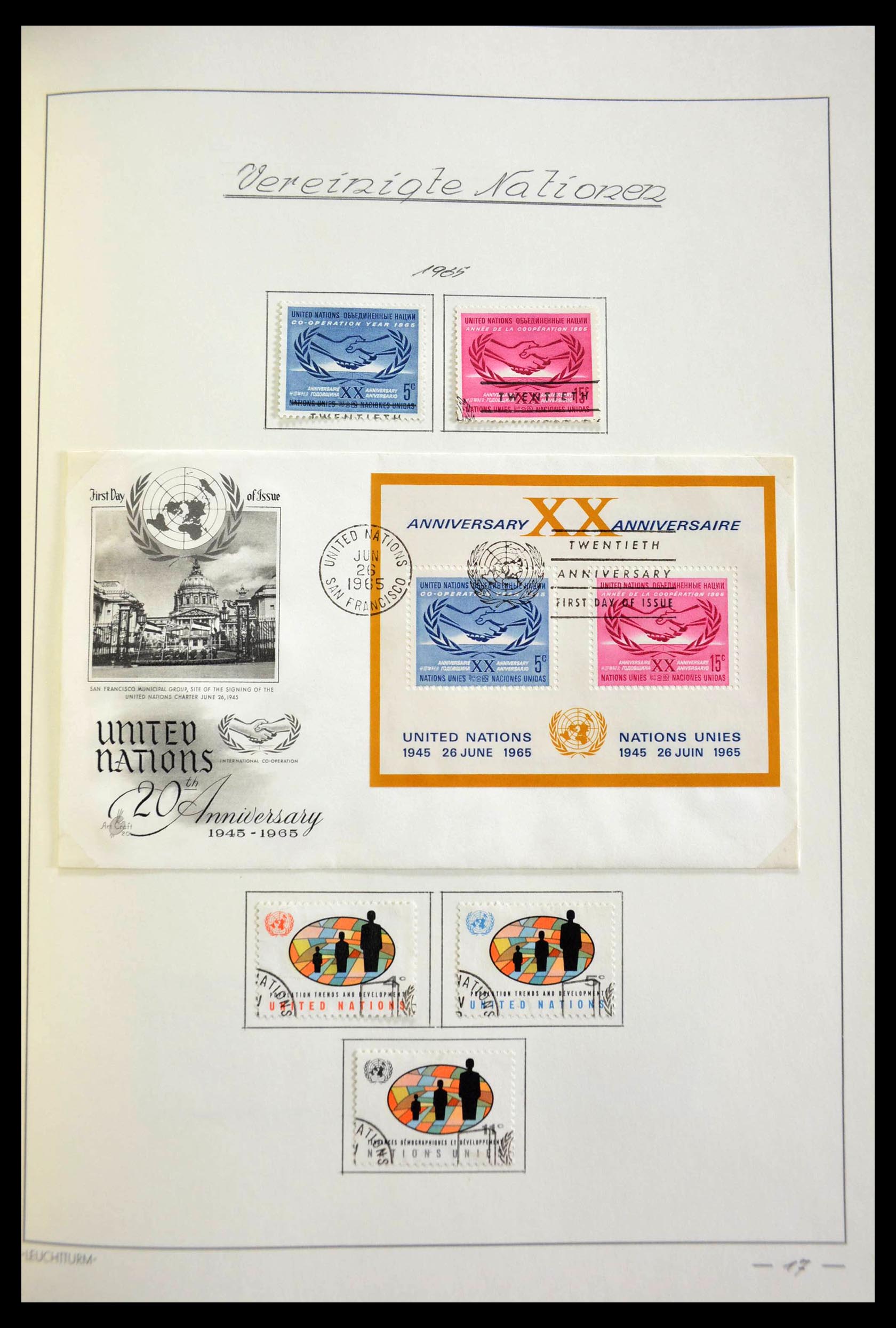 28699 036 - 28699 Verenigde Naties 1951-1988.