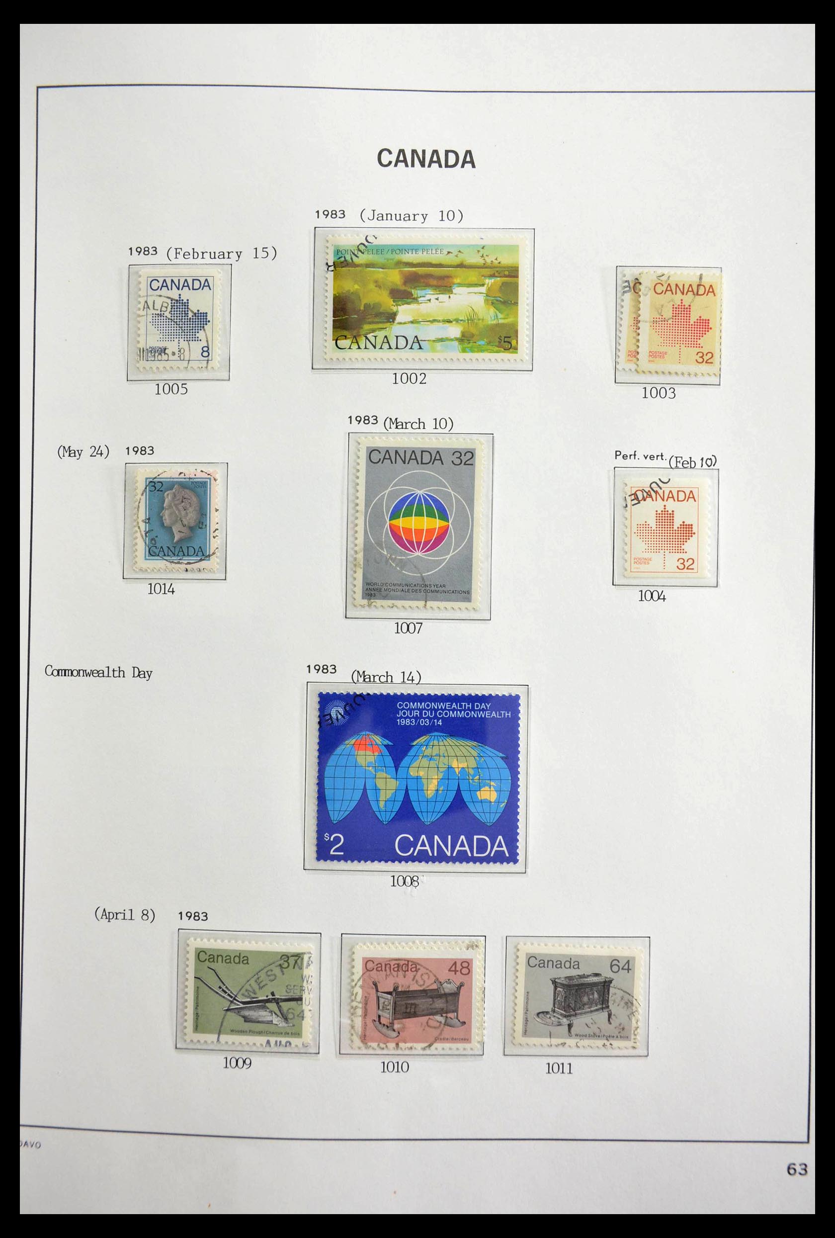 28704 106 - 28704 Canada 1868-2003.