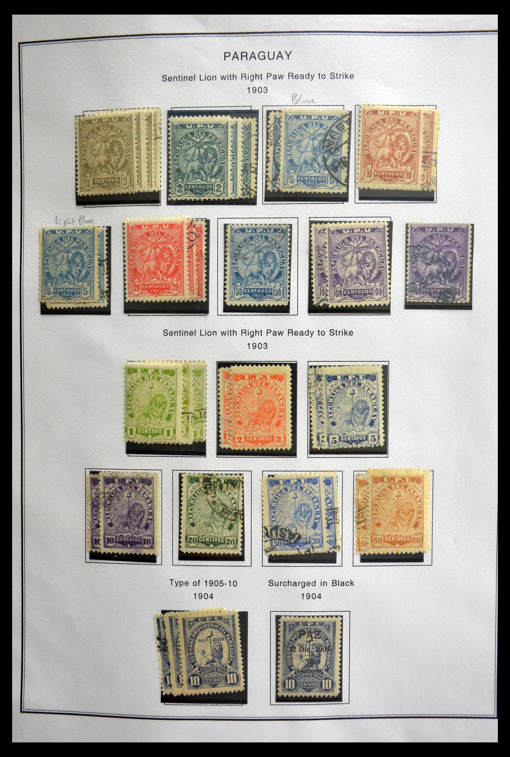 28705 009 - 28705 Paraguay 1870-1964.