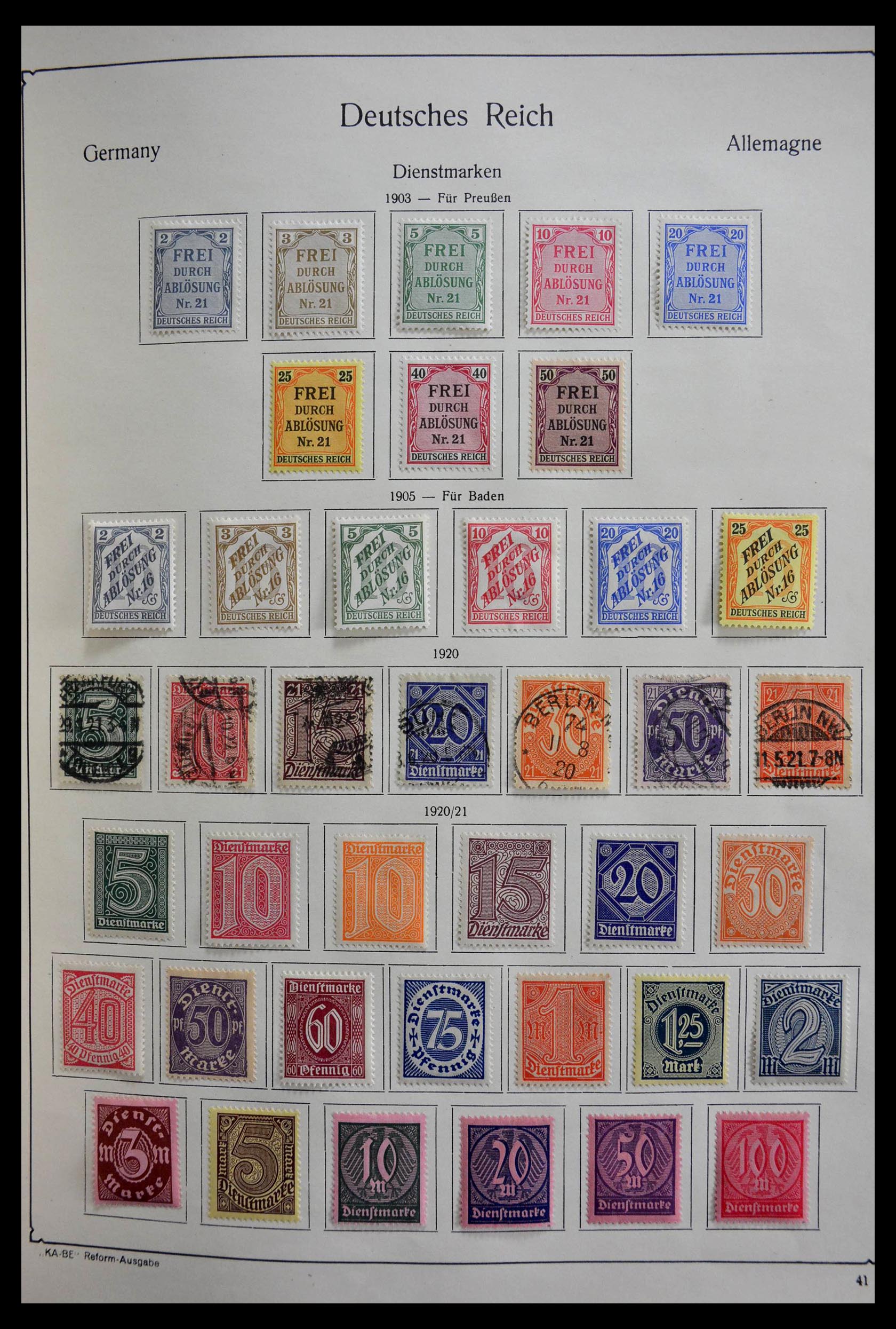 28728 005 - 28728 Germany 1872-1950.