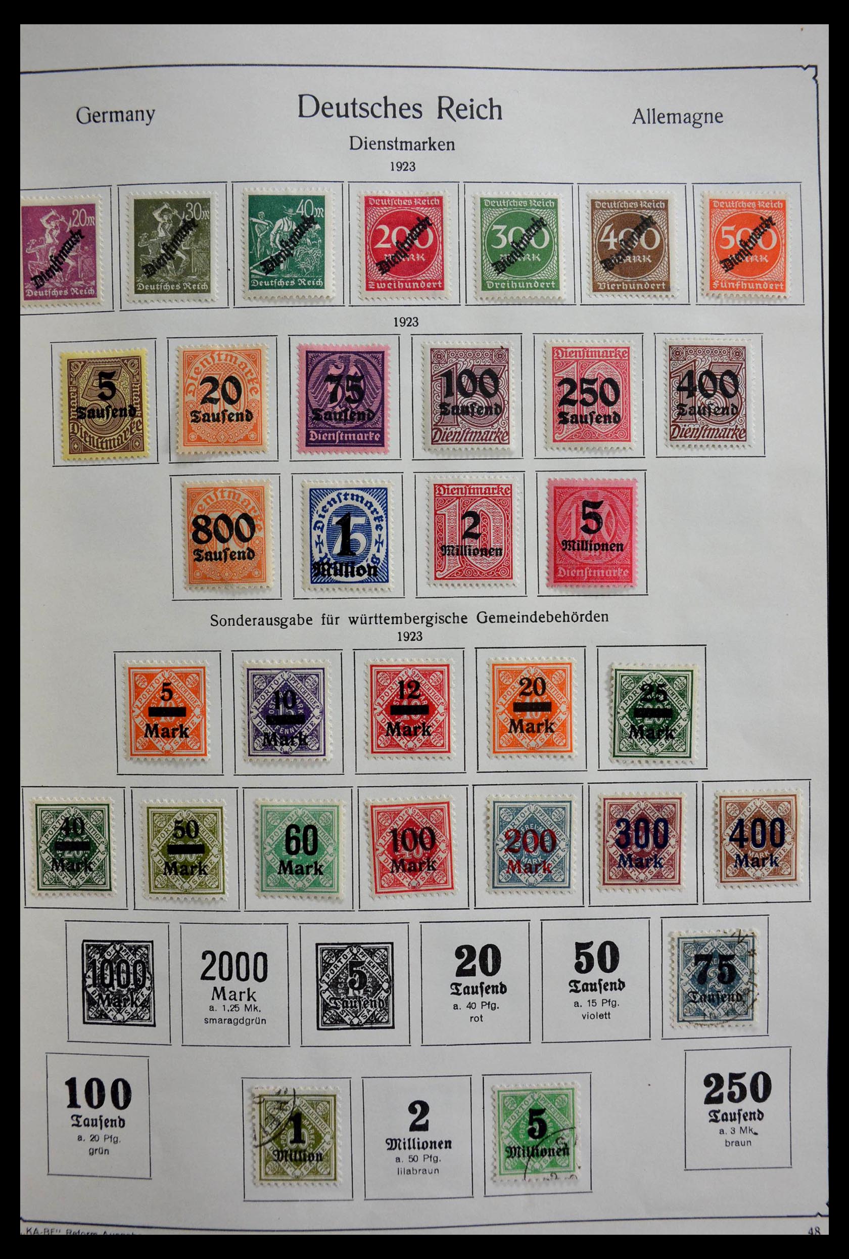 28728 012 - 28728 Germany 1872-1950.