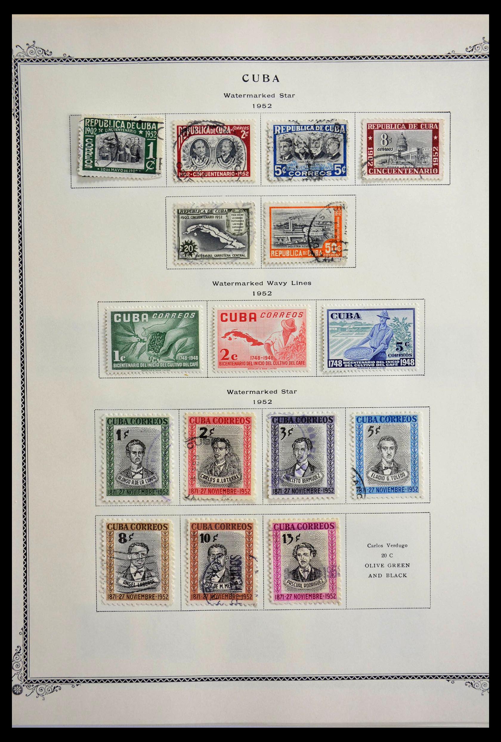 28734 020 - 28734 Cuba 1907-1960.