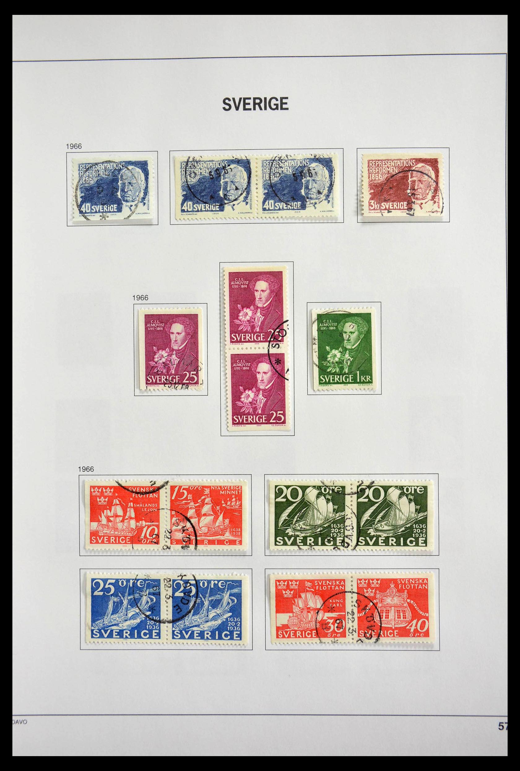 28760 057 - 28760 Zweden 1855-2012.