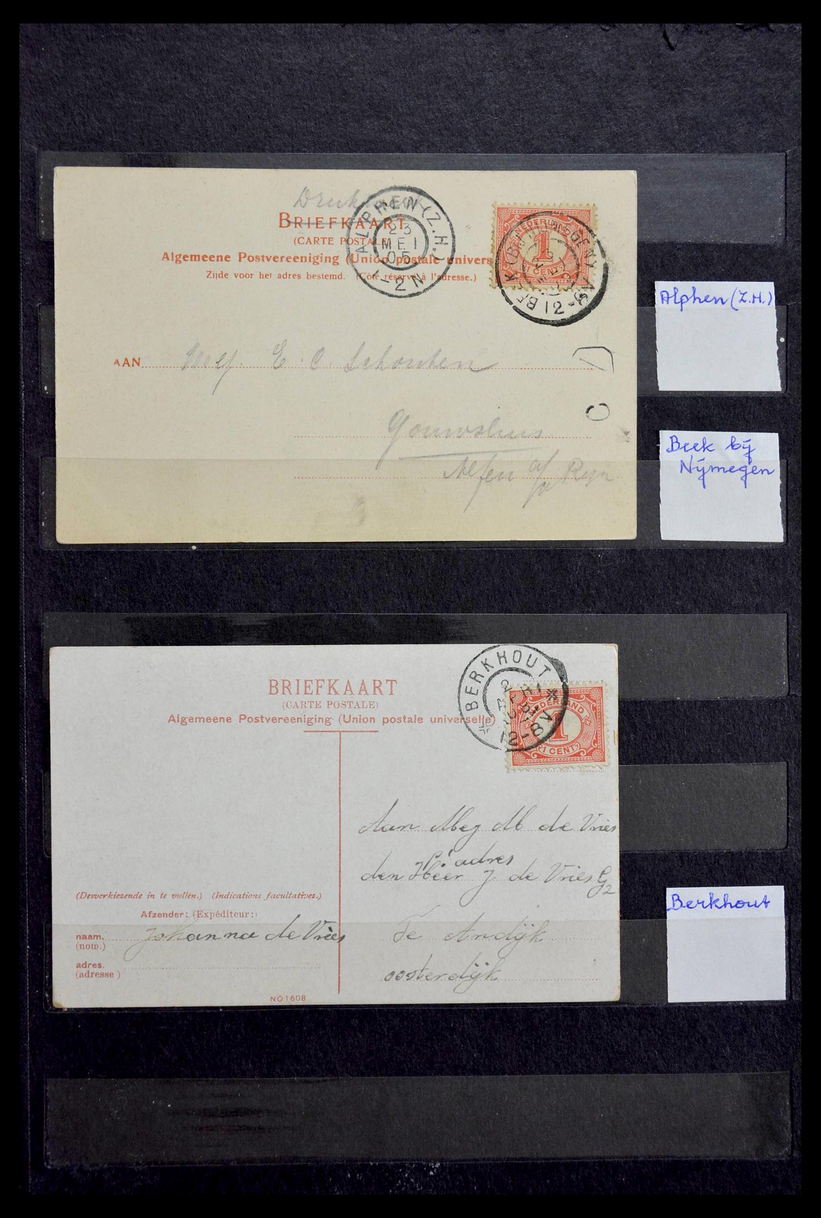 28782 050 - 28782 Netherlands largeround cancels.